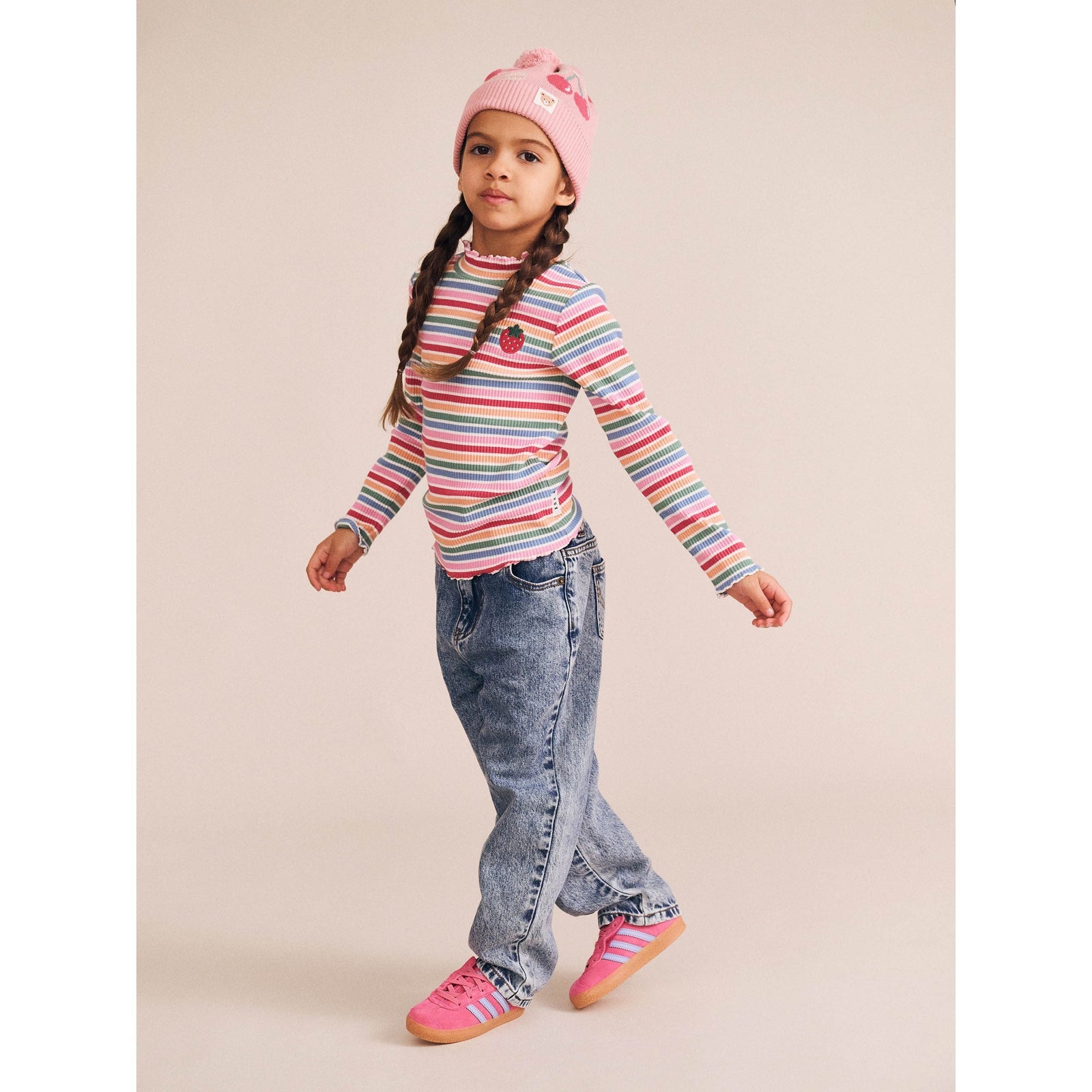 Tutti Frutti Stripe Rib Skivvy