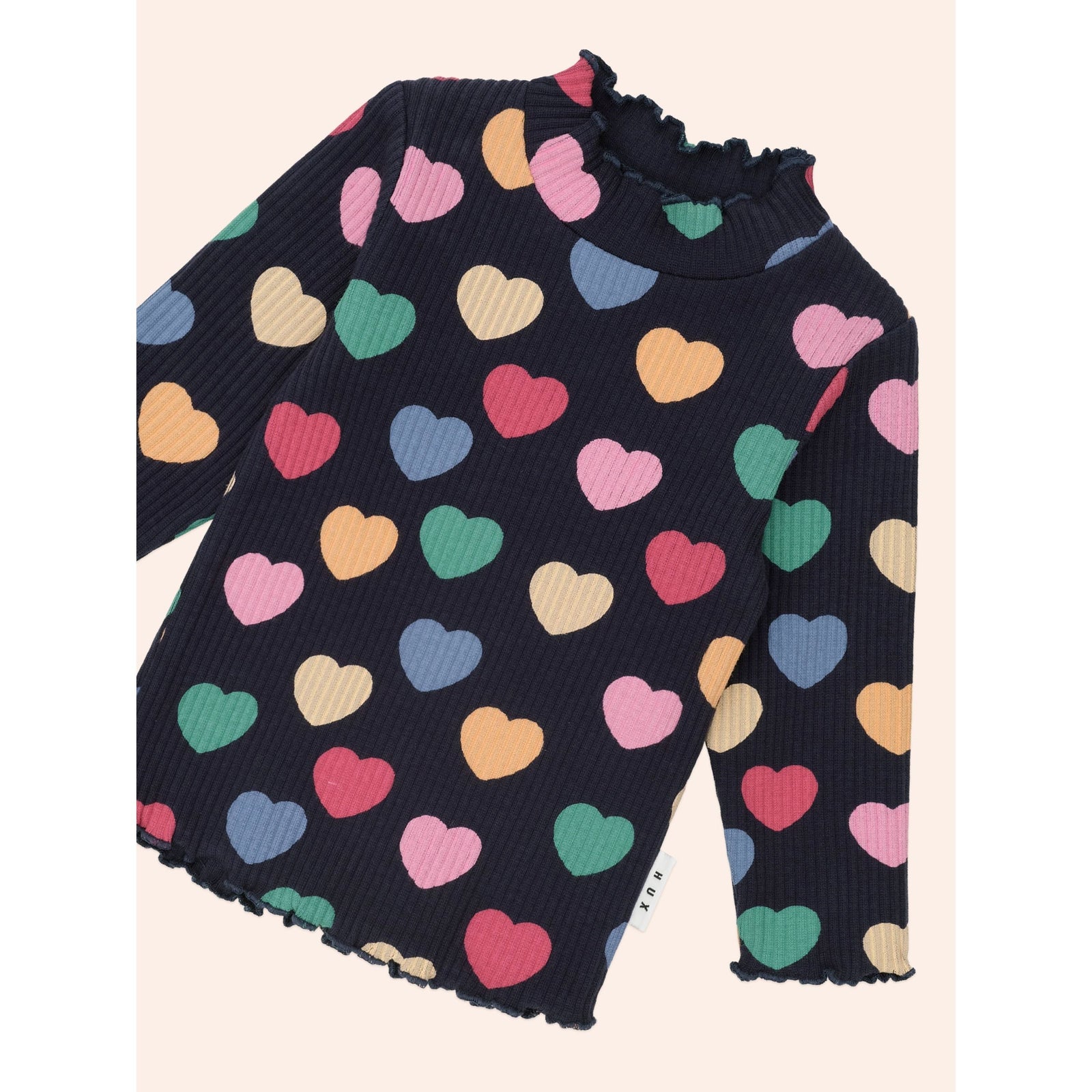 Multi Hearts Rib Skivvy