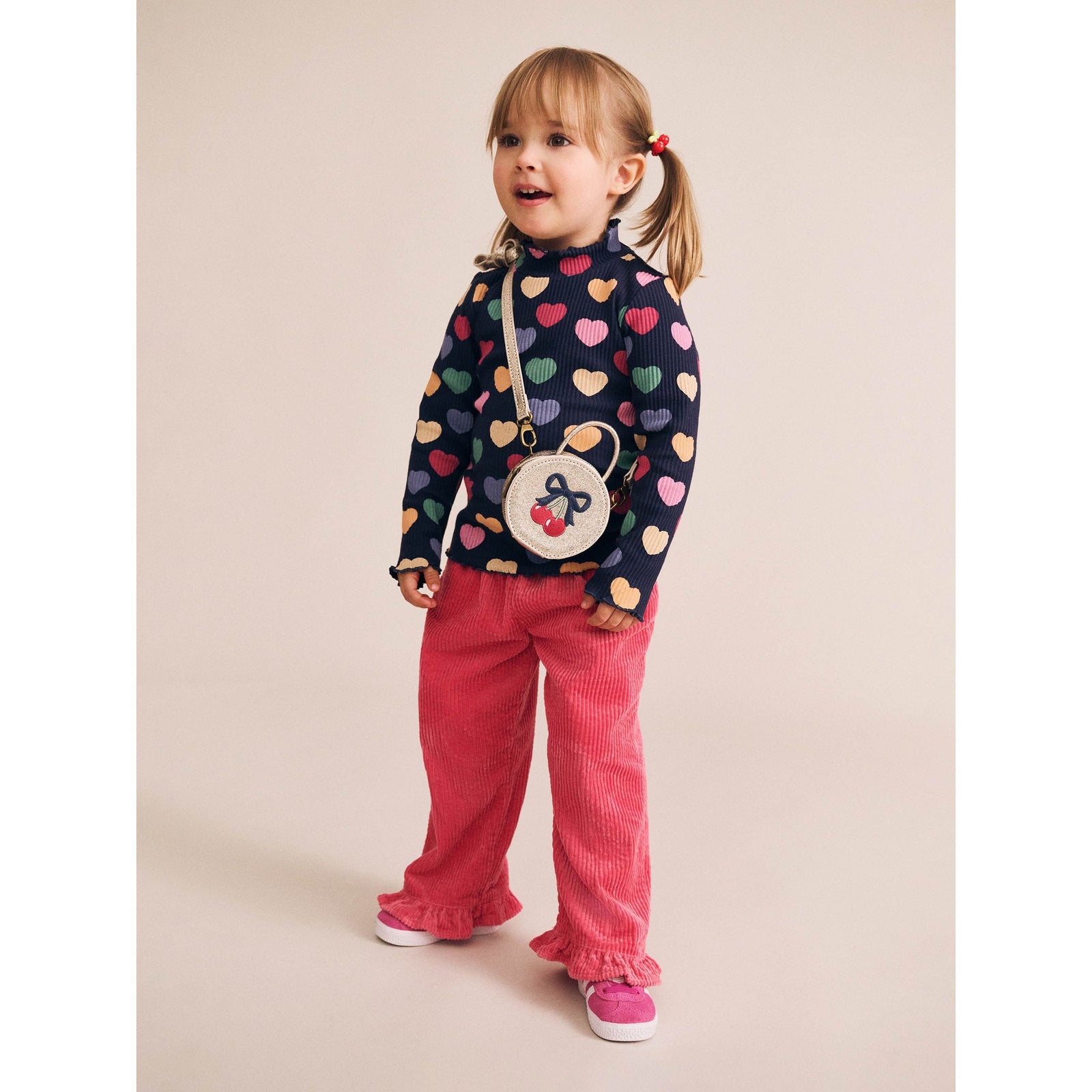 Multi Hearts Rib Skivvy