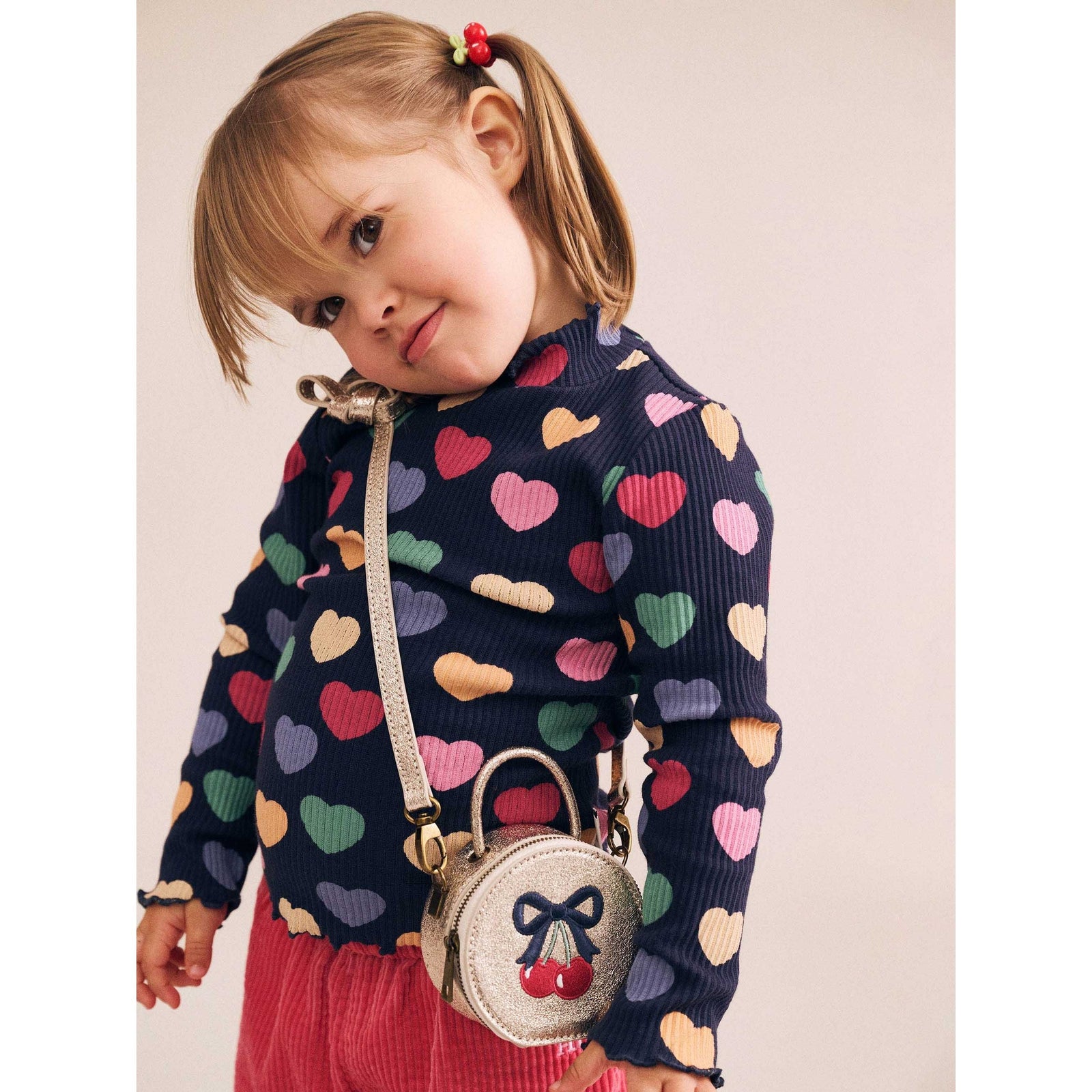 Multi Hearts Rib Skivvy