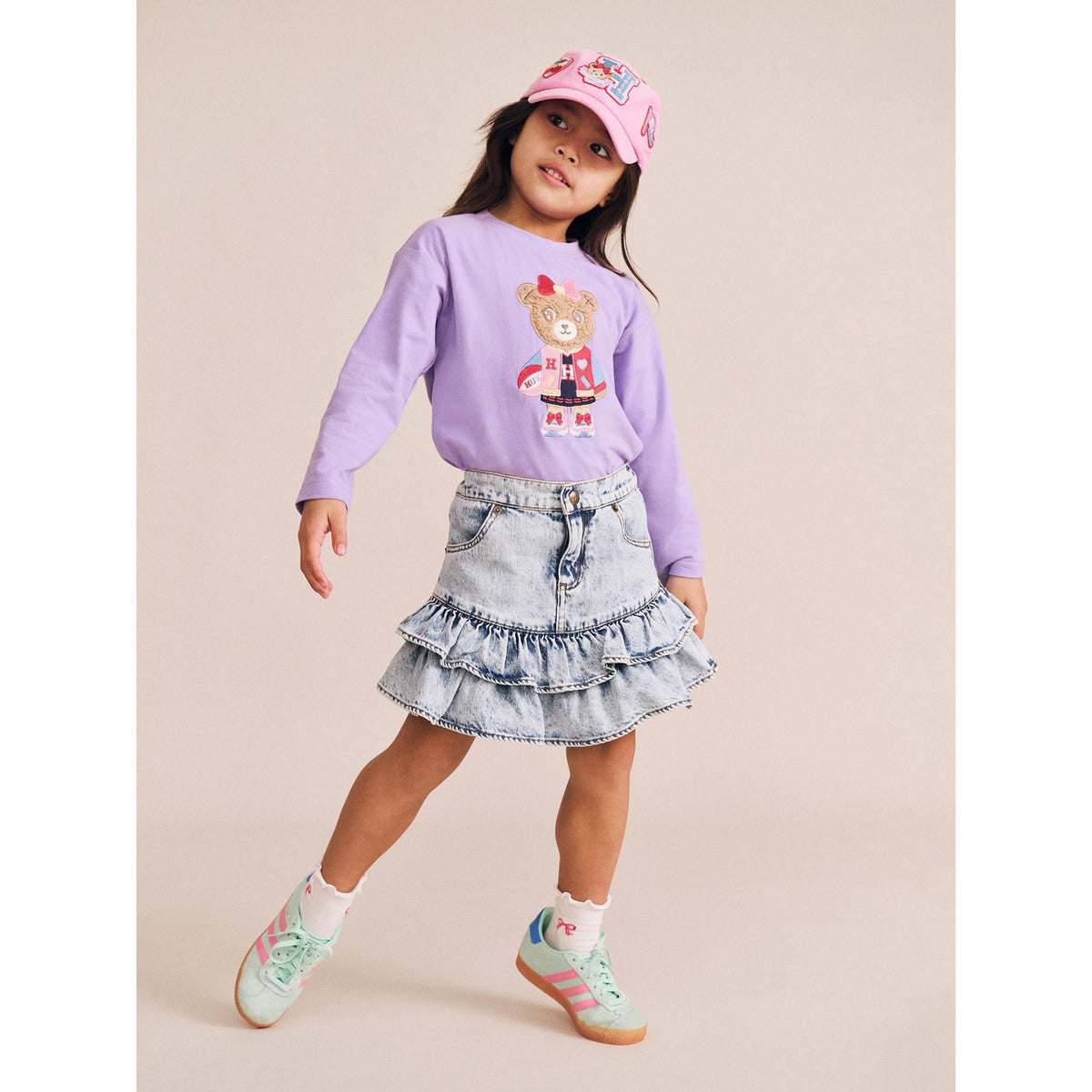 Baller Huxette Drop Sleeve Top