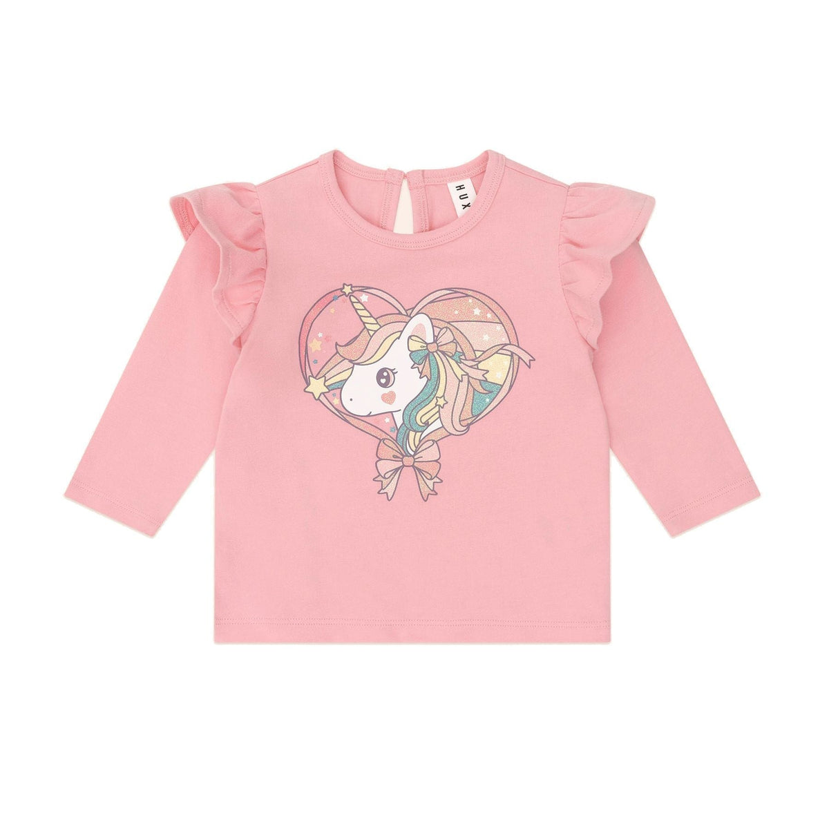 Whimsical Unicorn Frill Top