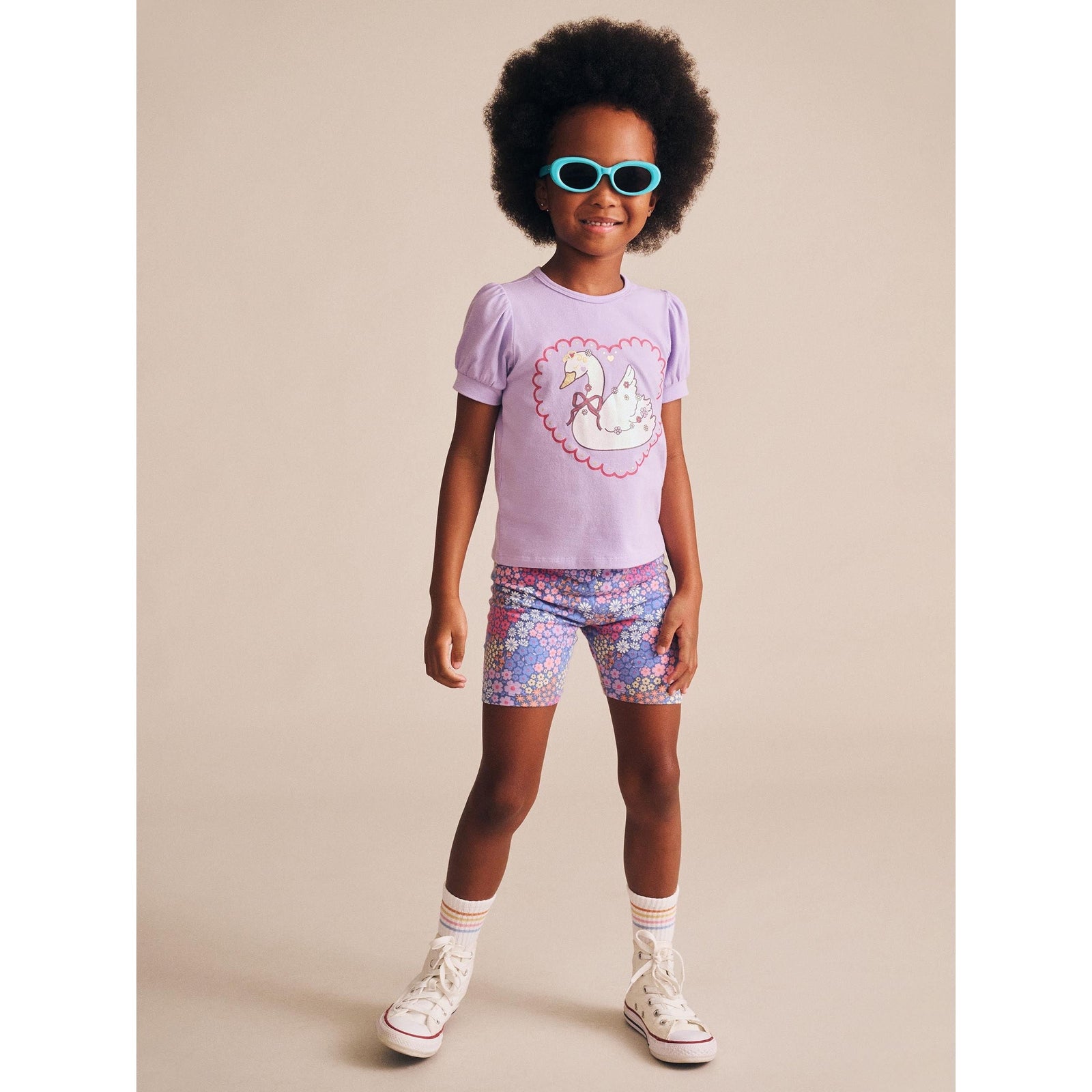 Swan Princess Puff Sleeve Tee
