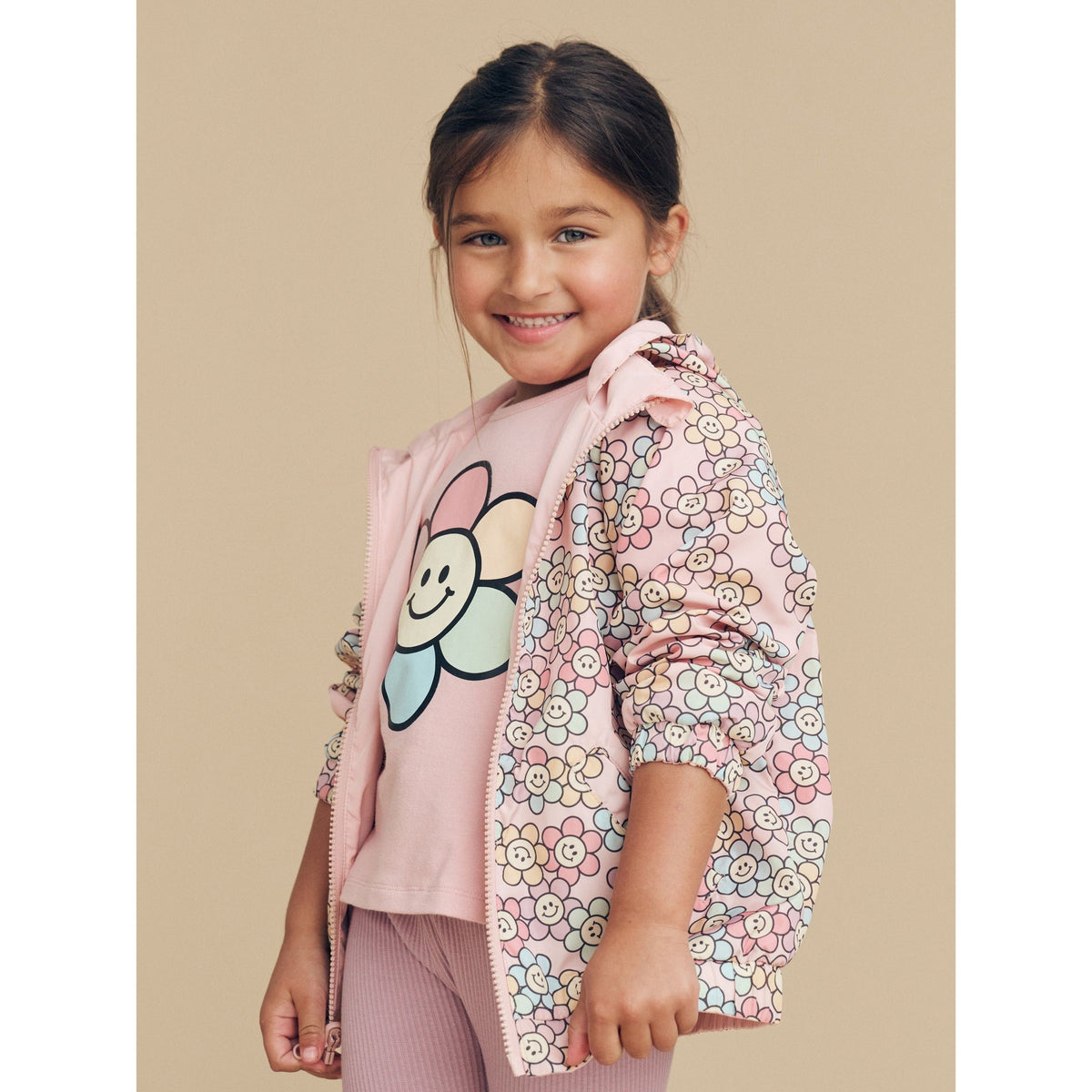 Rainbow Daisy Puff T-Shirt