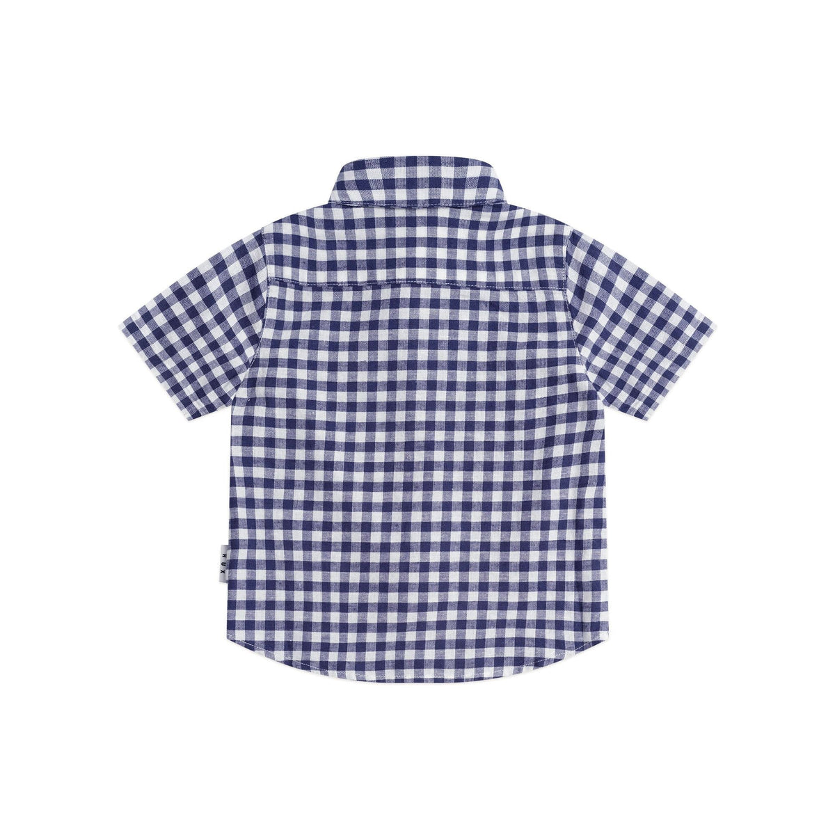 Huxbear Button Up Blue Check