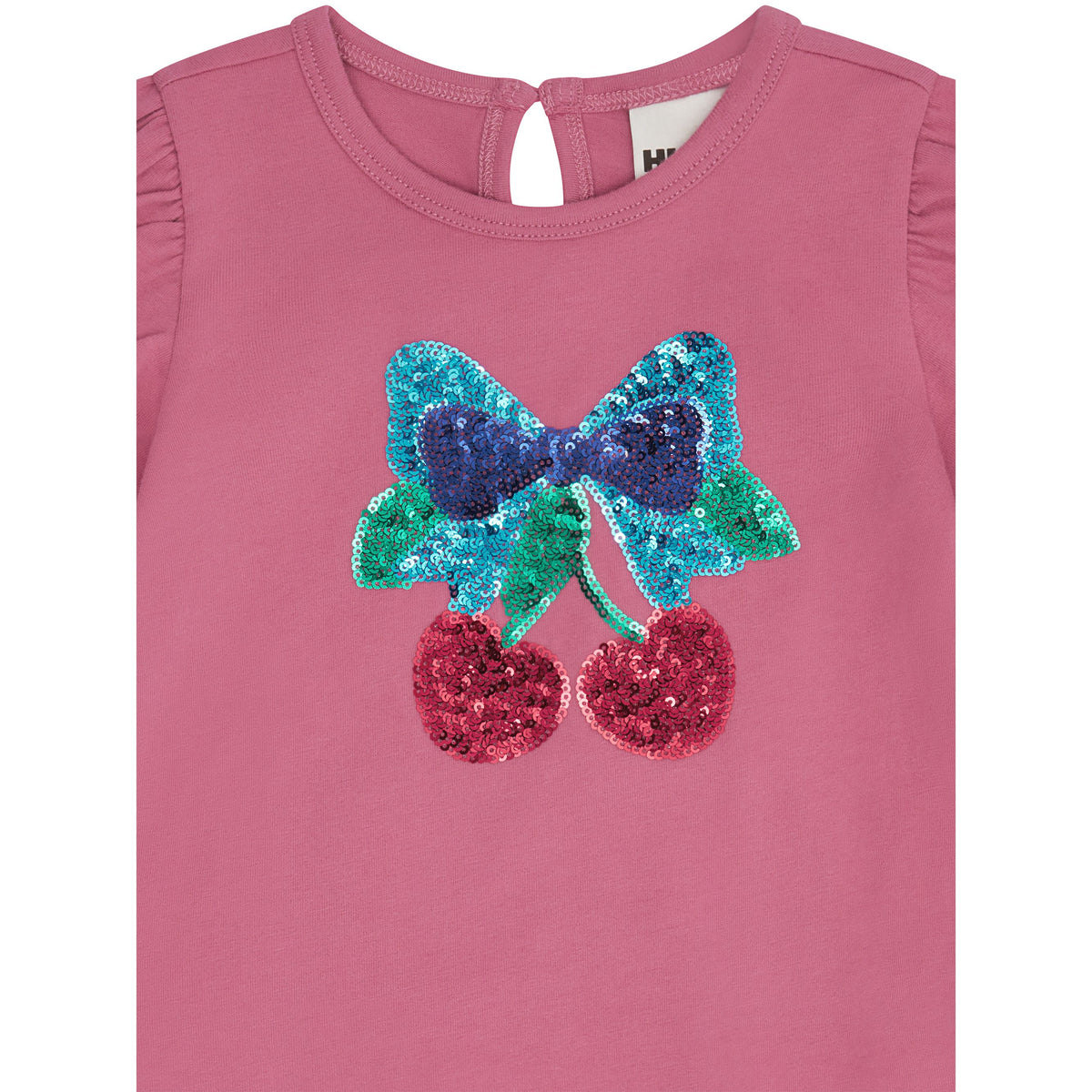 Sequin Cherry Festive Tee