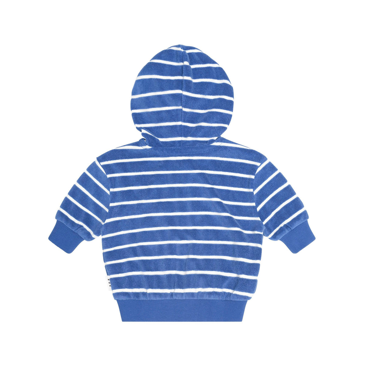 Nautical Hux Towelling Zip Hoodie