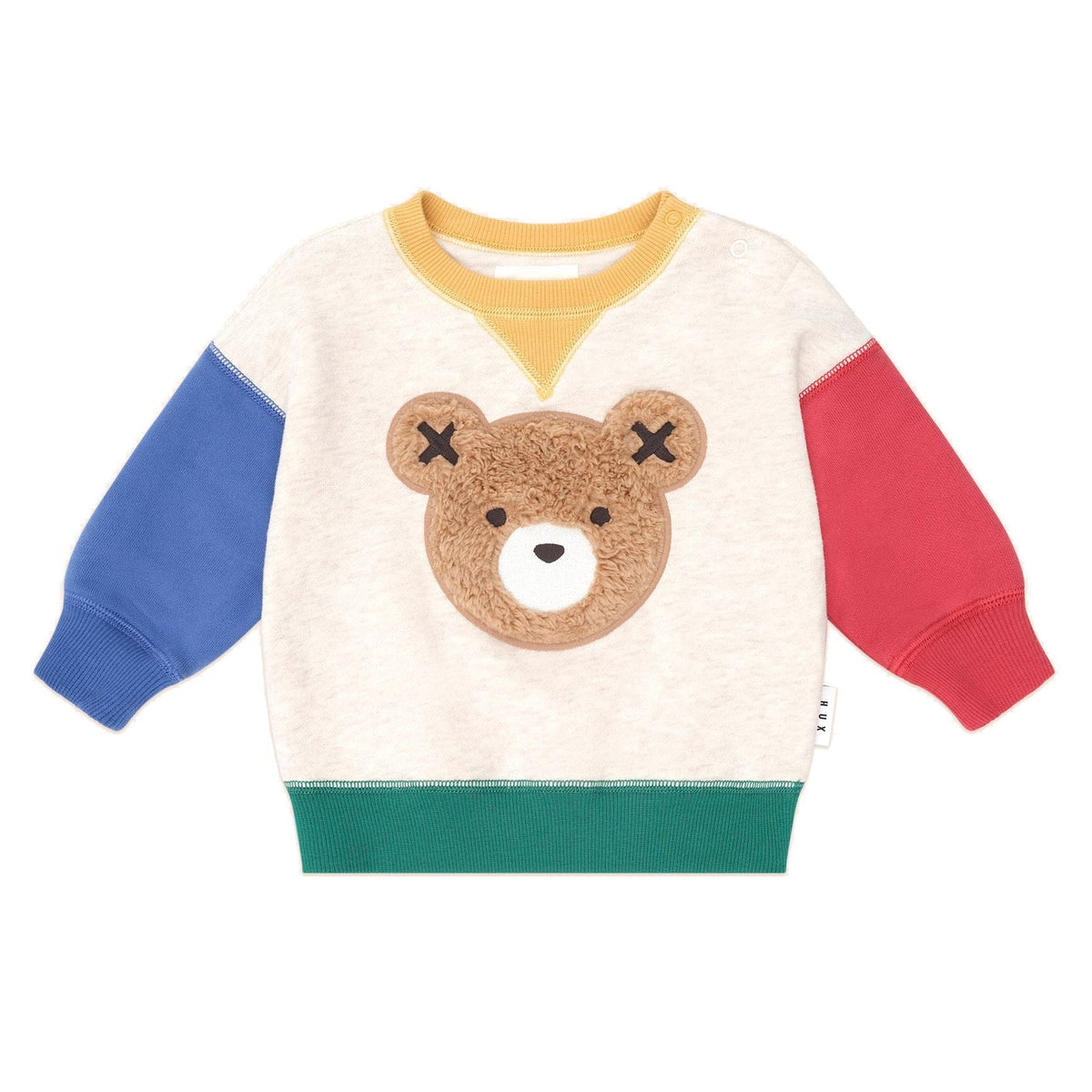 Furry Huxbear Colour Block Sweatshirt