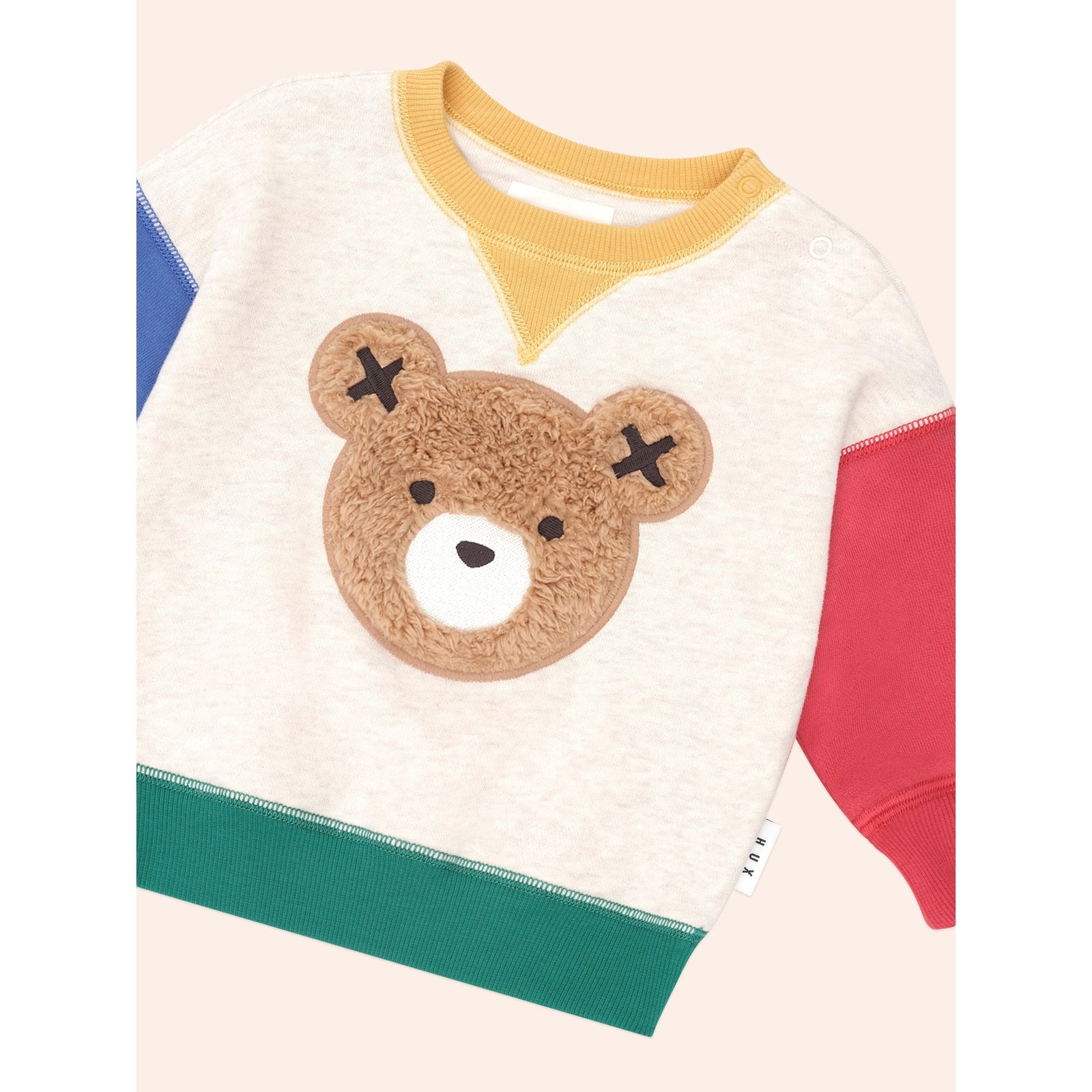 Furry Huxbear Colour Block Sweatshirt