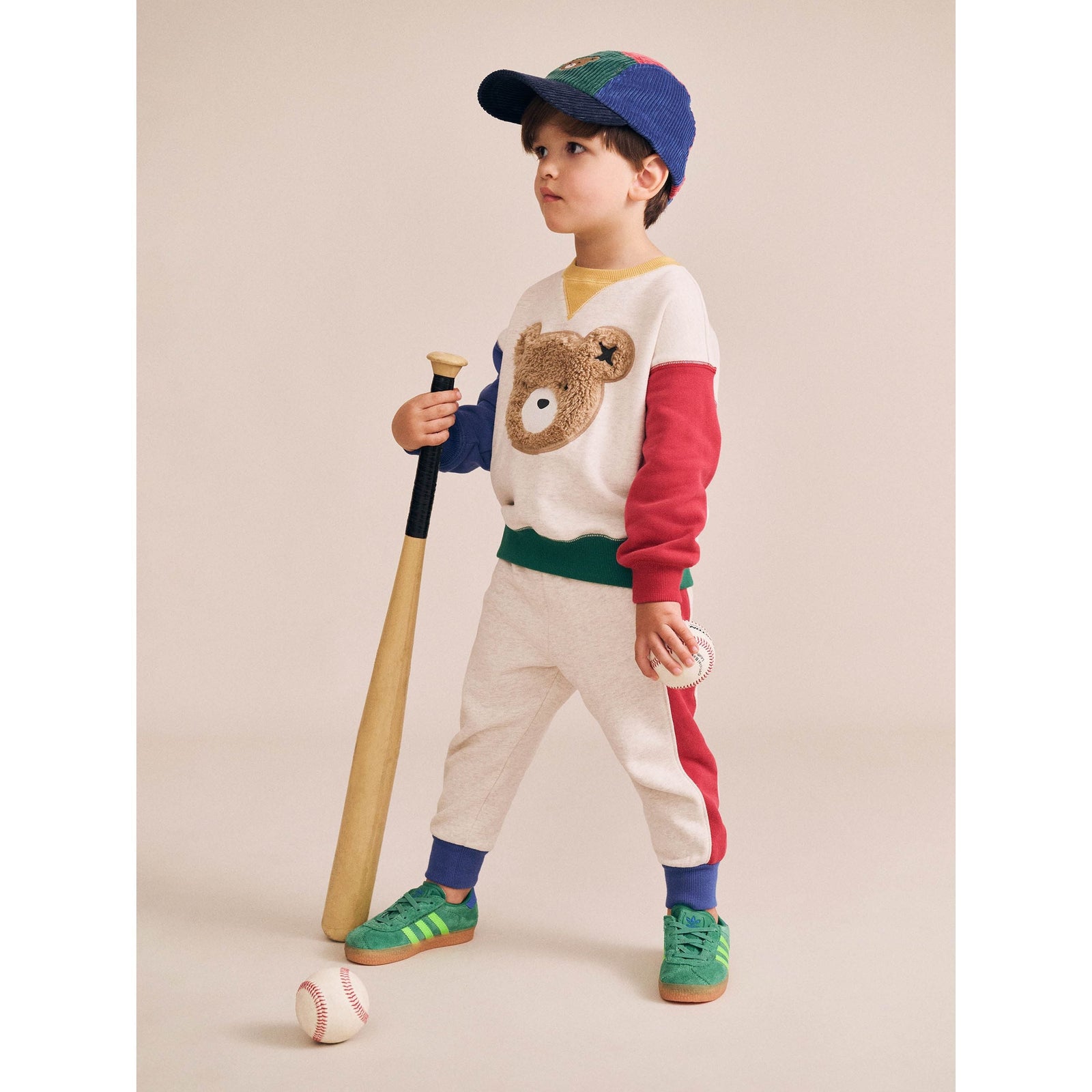 Furry Huxbear Colour Block Sweatshirt