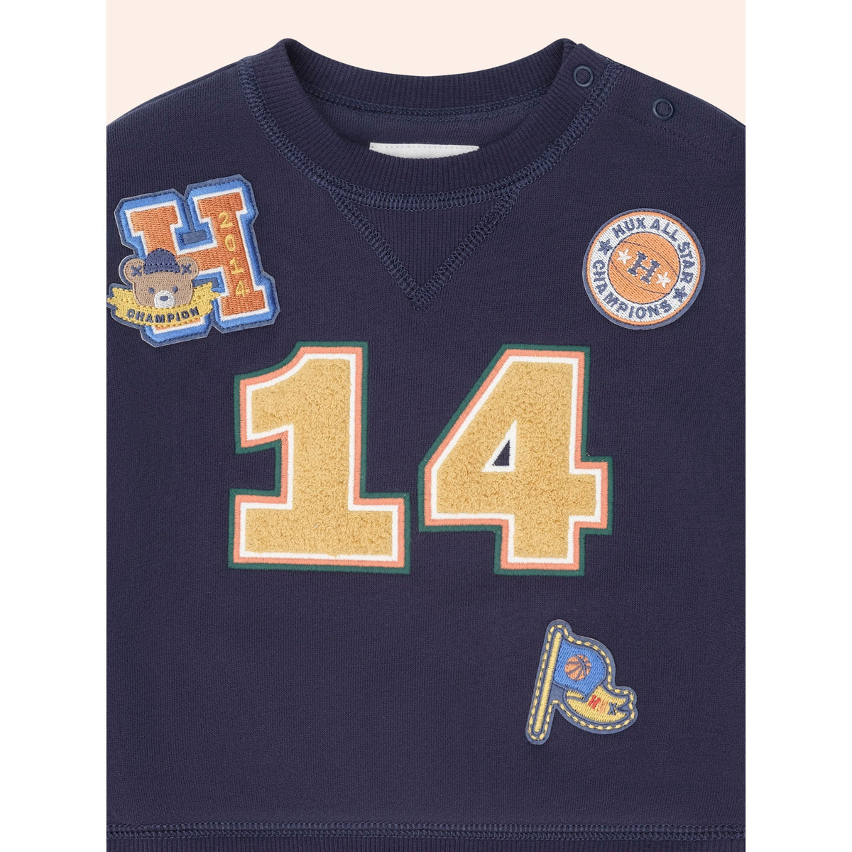 Collegiate Patches Sweatshirt