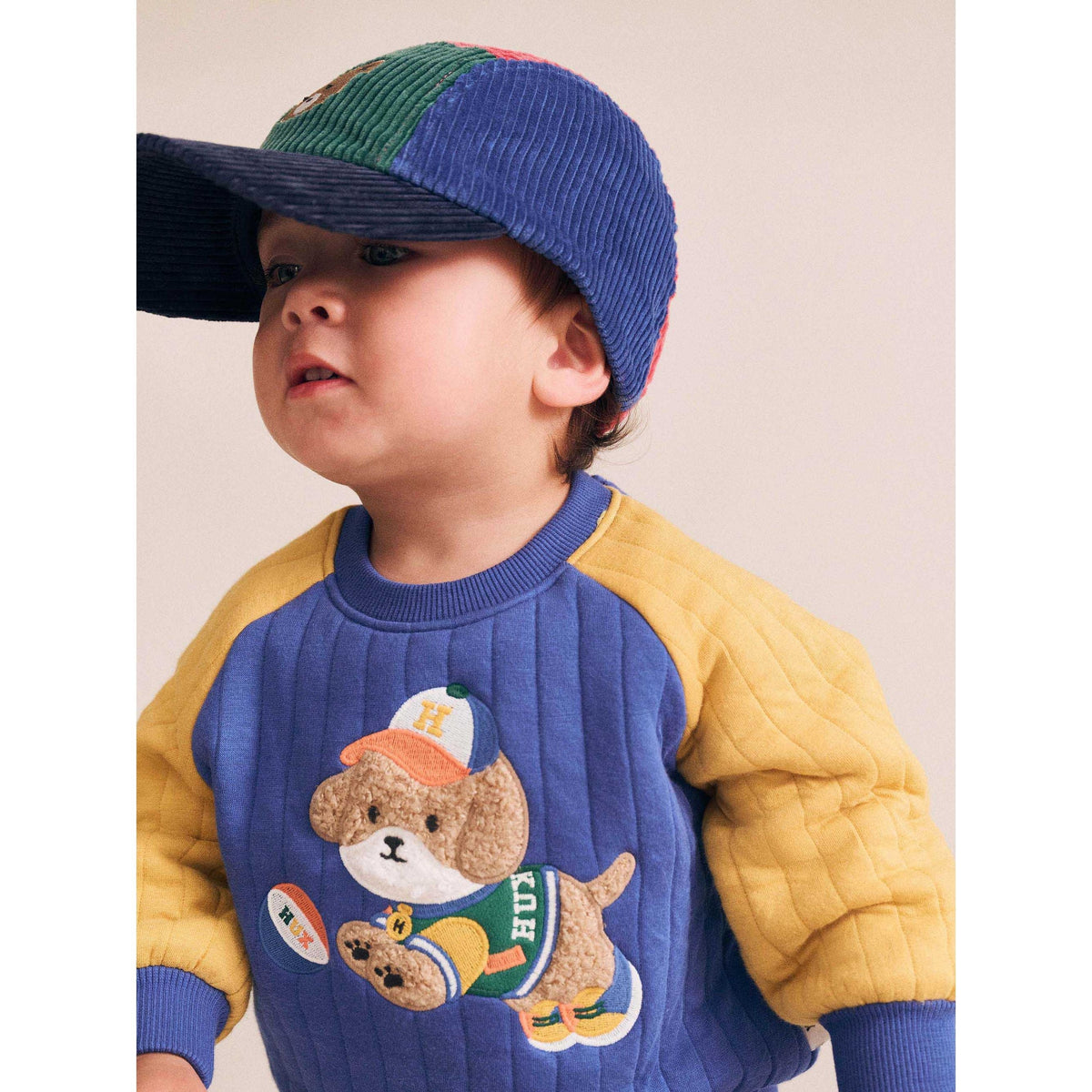 Basketball Doggy Quilted Sweatshirt