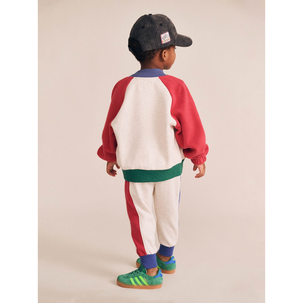 Hux Colour Block Zip Sweat