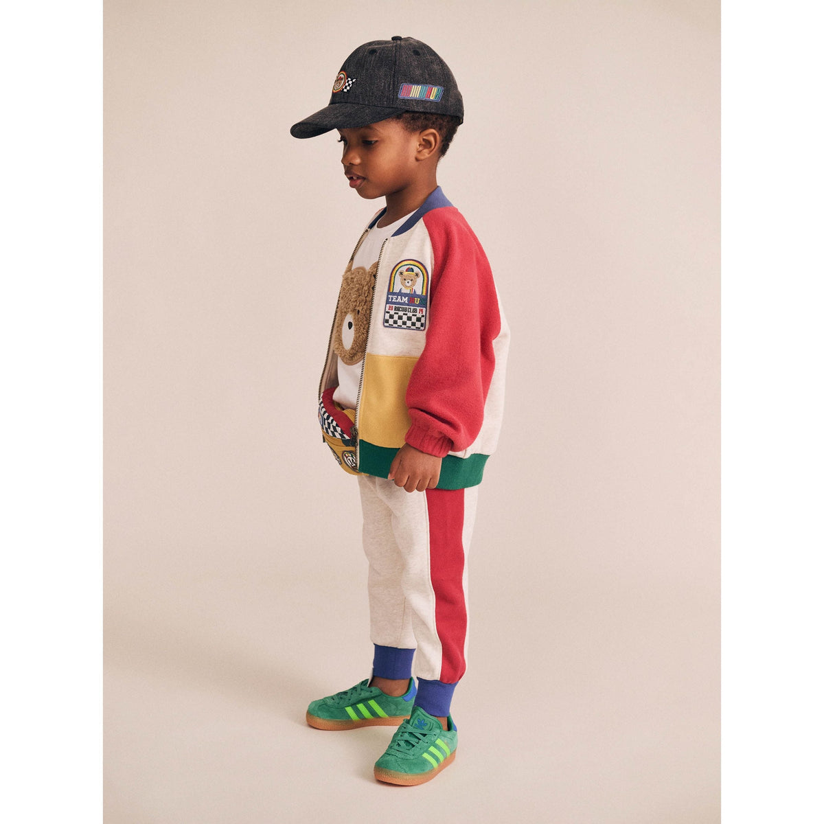 Hux Colour Block Zip Sweat