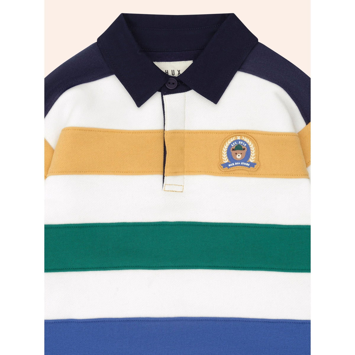 Colour Block Panelled Rugby