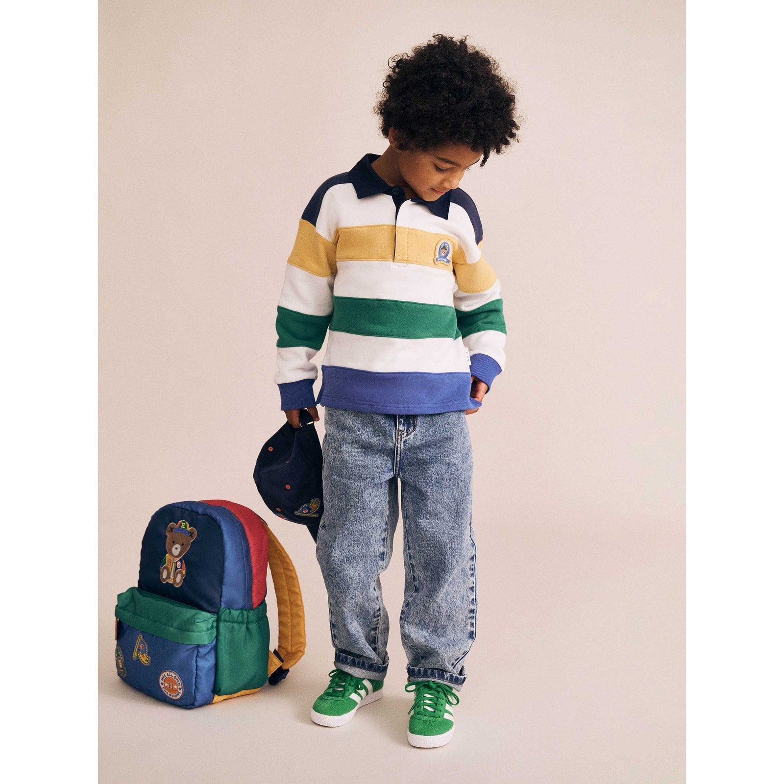 Colour Block Panelled Rugby