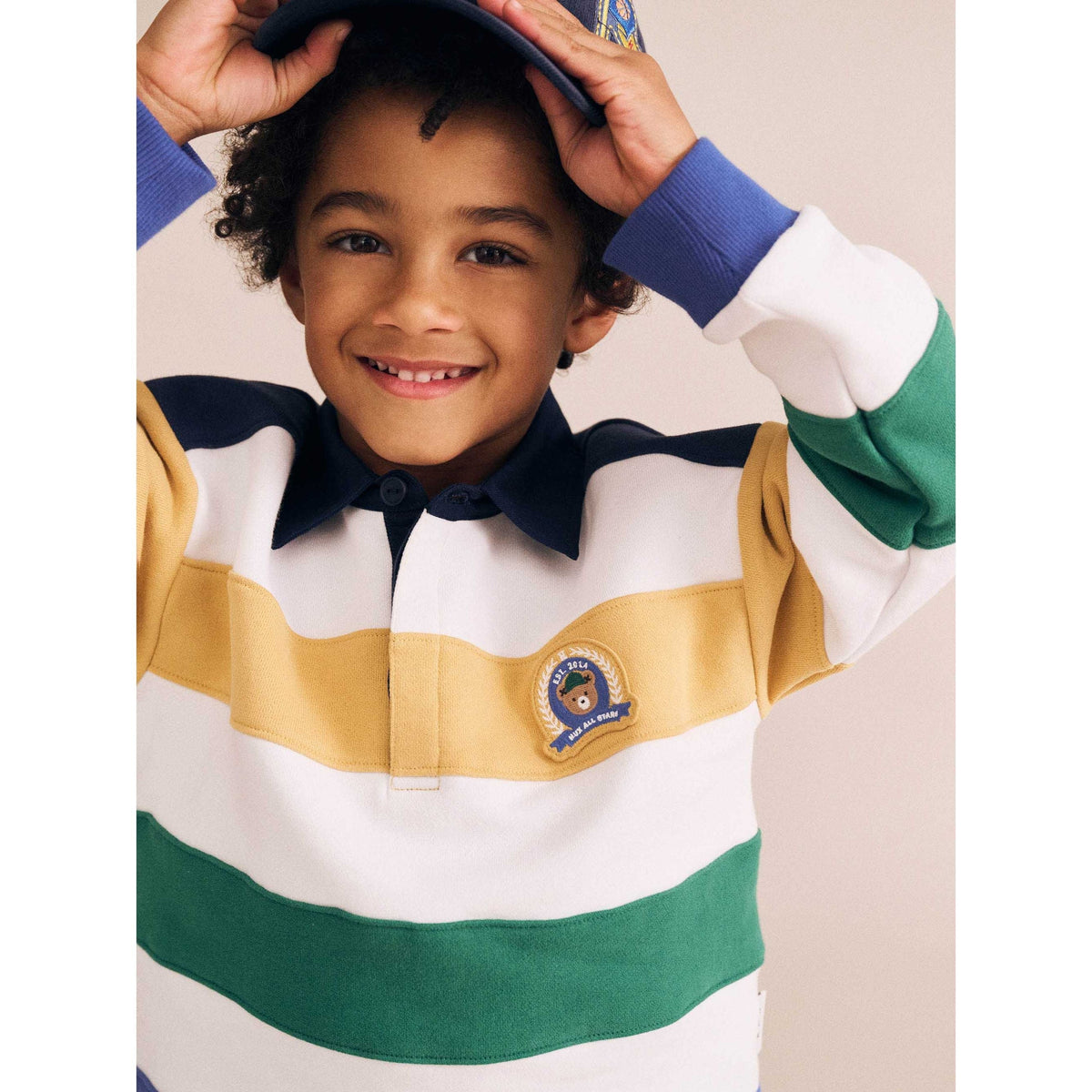 Colour Block Panelled Rugby