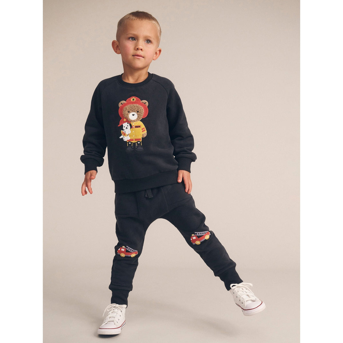 Fire Truck Drop Crotch Pant