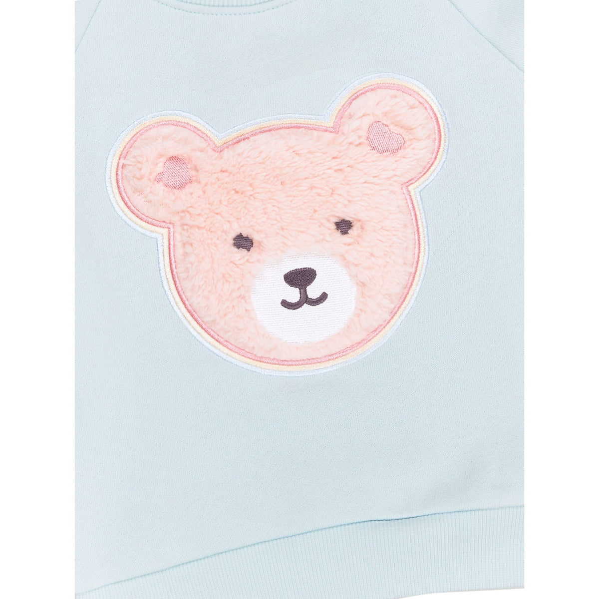 Furry Heart Bear Sweatshirt