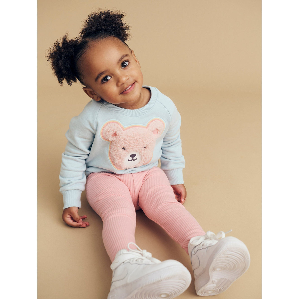 Furry Heart Bear Sweatshirt