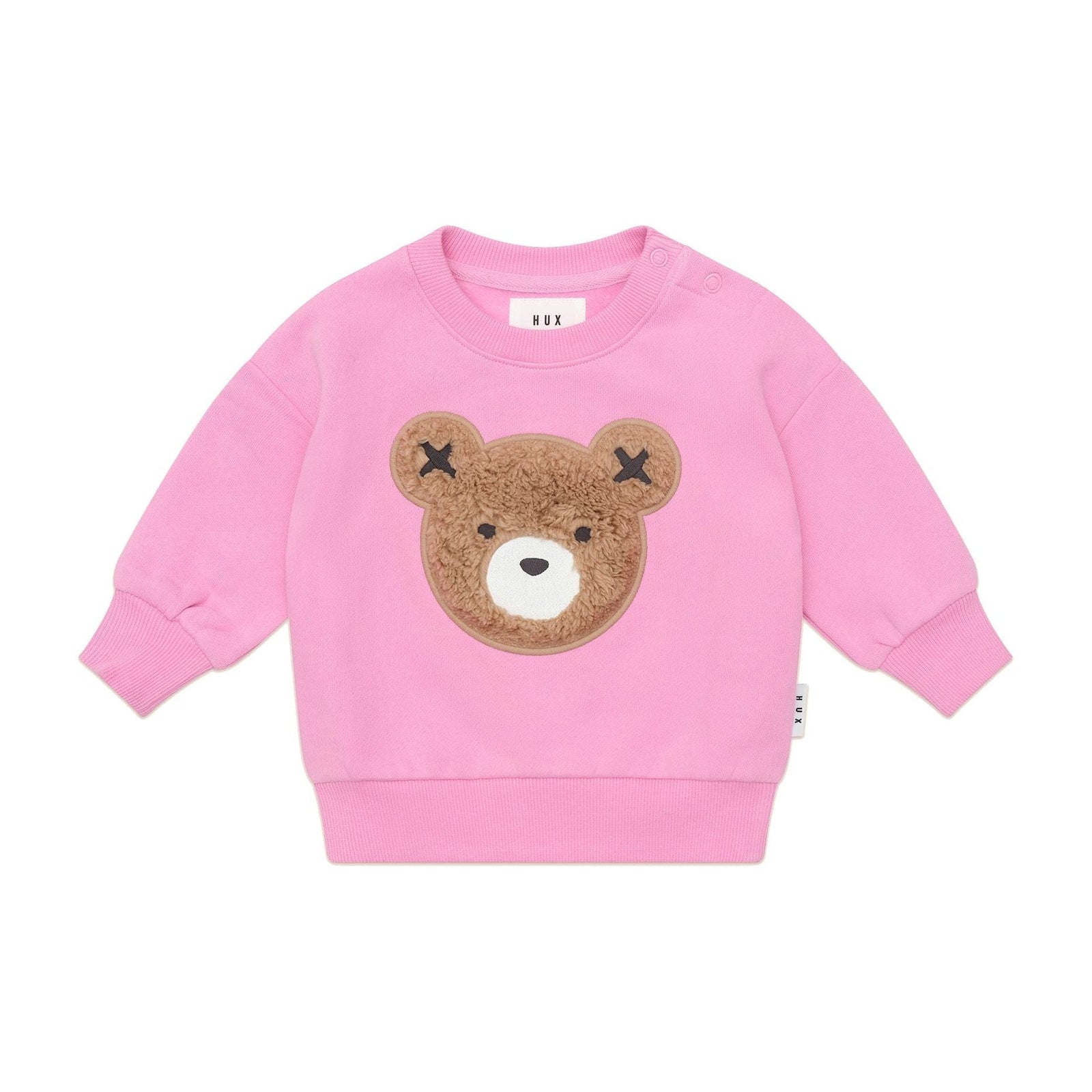 Fuschia Furry Huxbear Sweatshirt