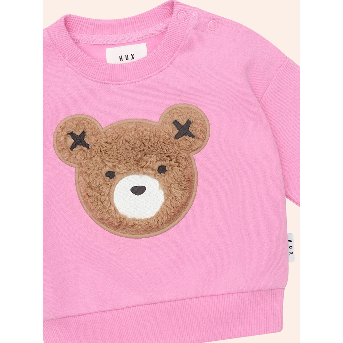 Fuschia Furry Huxbear Sweatshirt