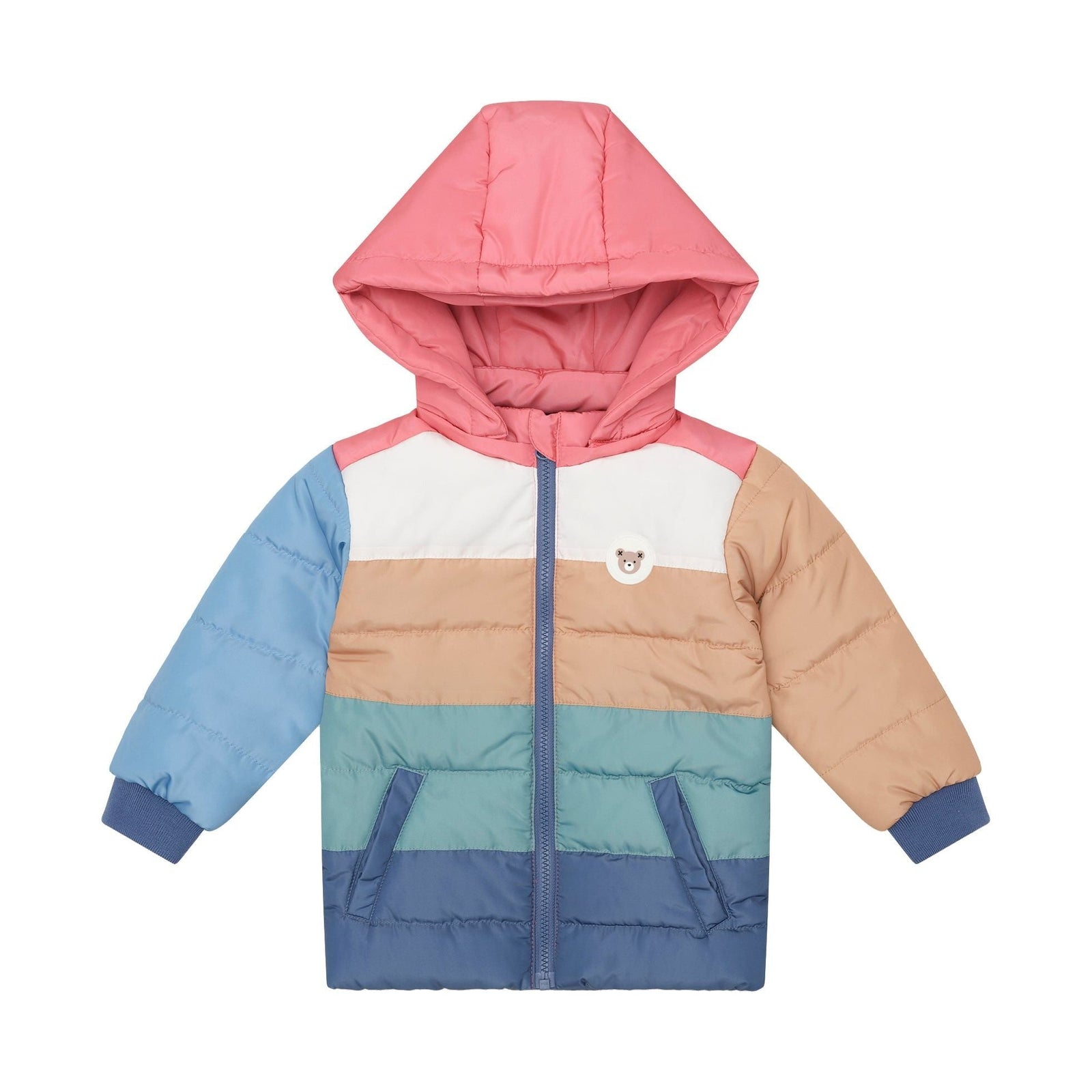 Colour Block Parka