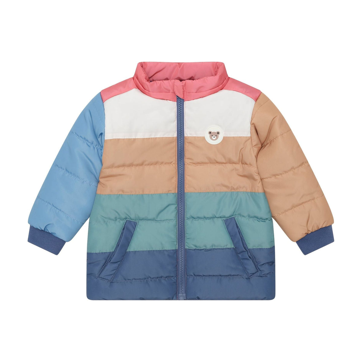 Colour Block Parka