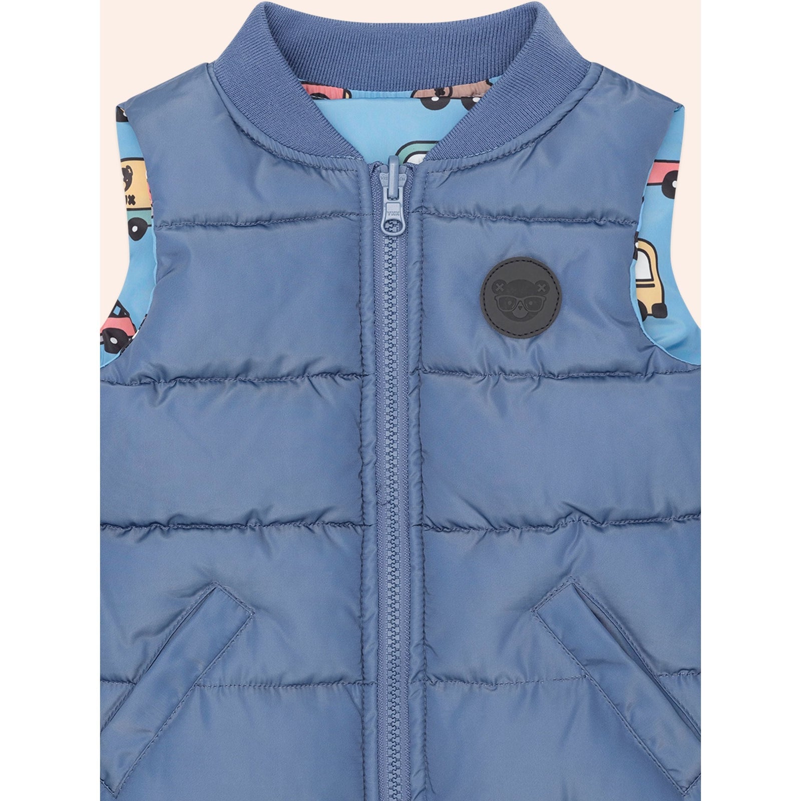 Huxmobile Reversible Puffer Vest