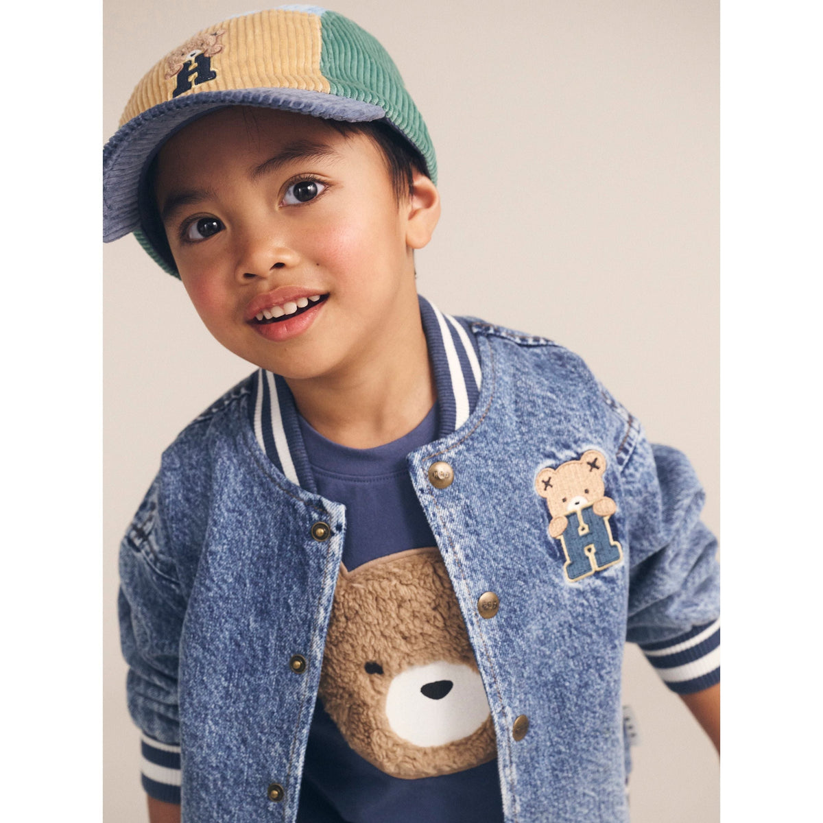 Dreamy Denim Bomber Jacket