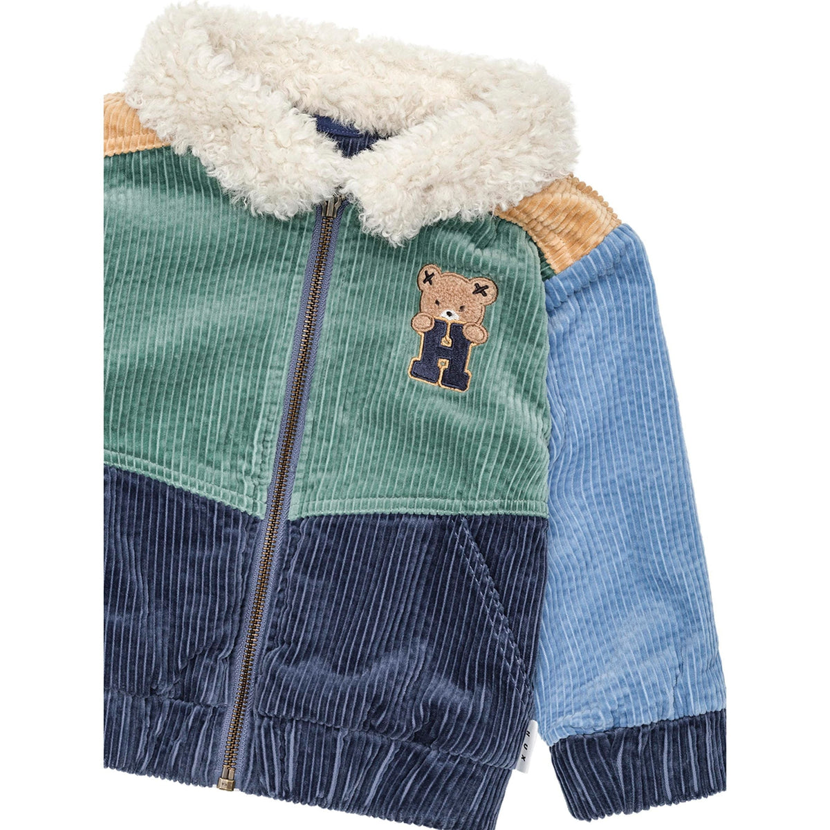 Midnight Colour Block Cord Jacket