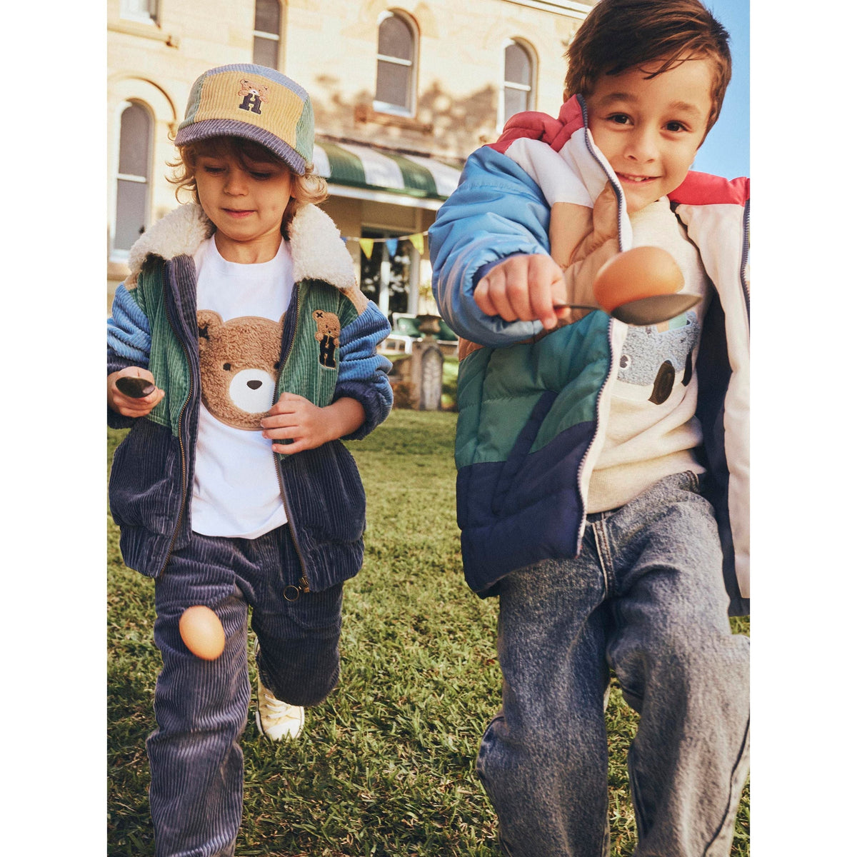 Midnight Colour Block Cord Jacket