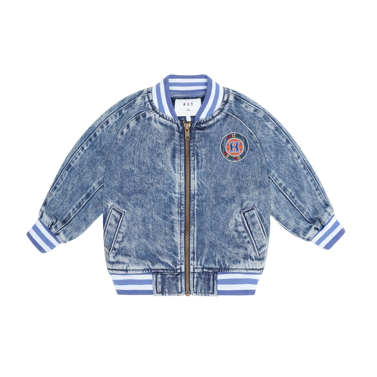 Dreamy Denim Bomber Jacket