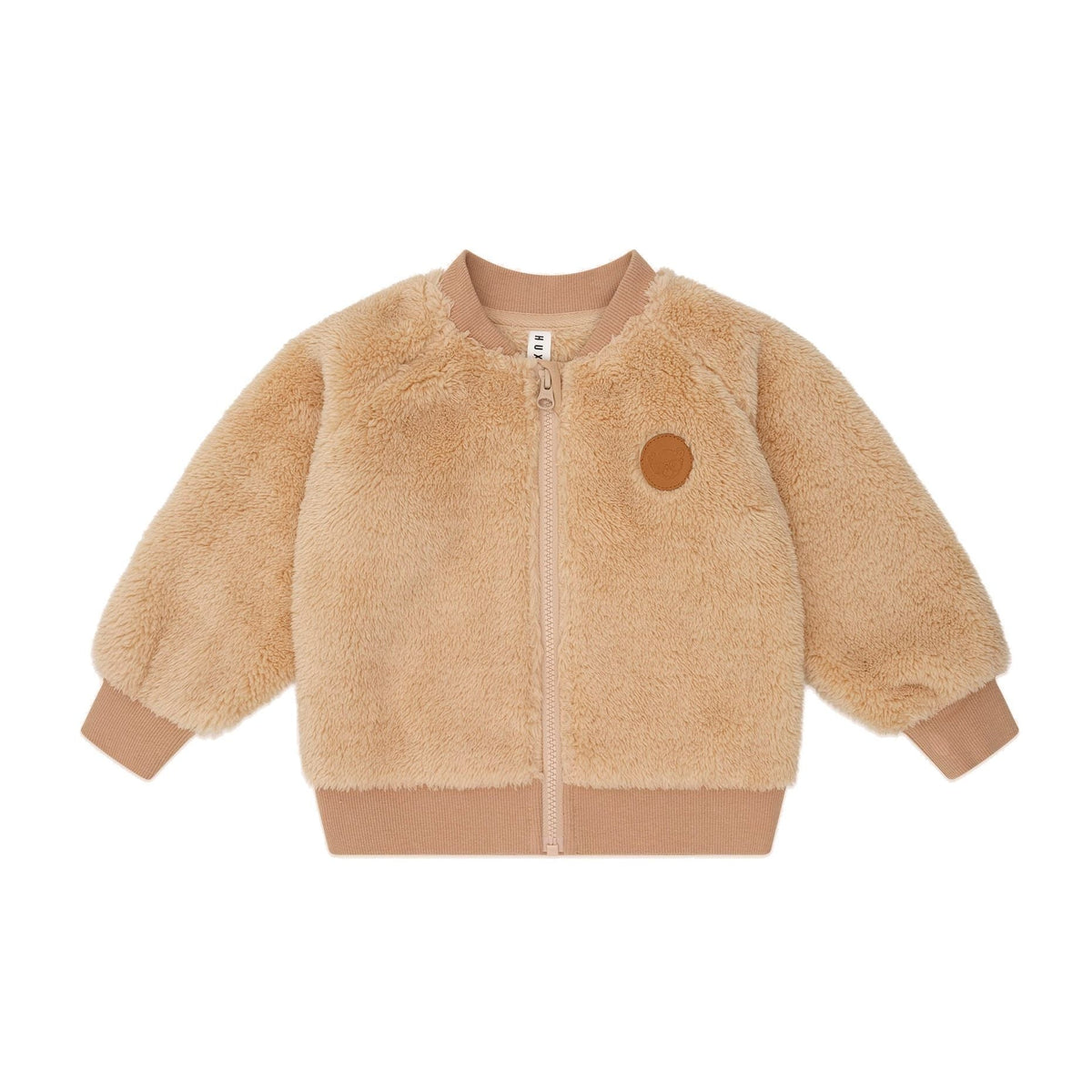 Varsity Hux Fur Jacket - Bear