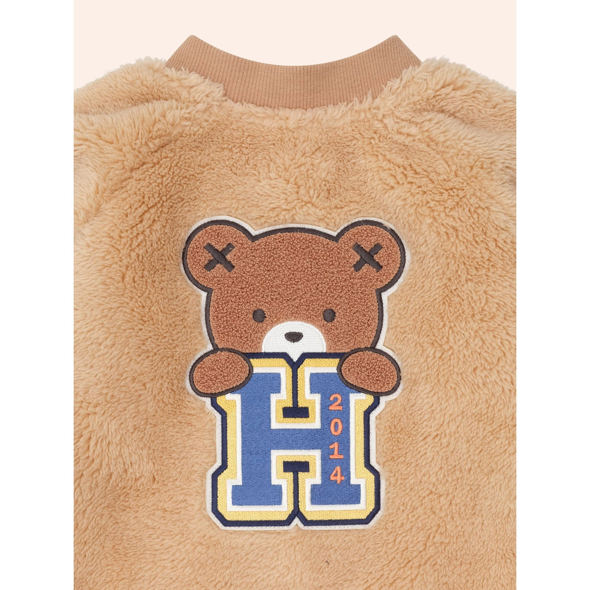 Varsity Hux Fur Jacket - Bear