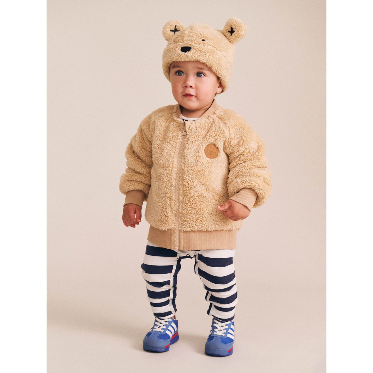 Varsity Hux Fur Jacket - Bear
