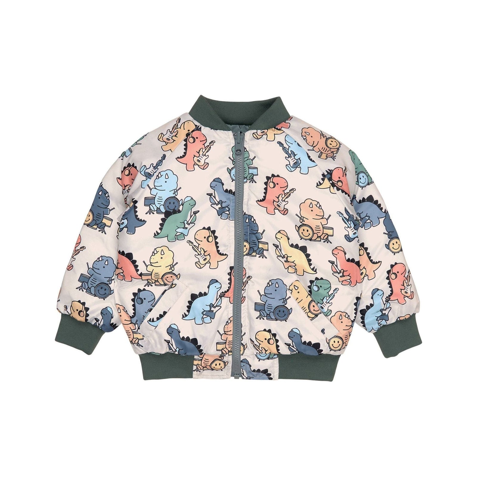 Dino Band Reversible Bomber