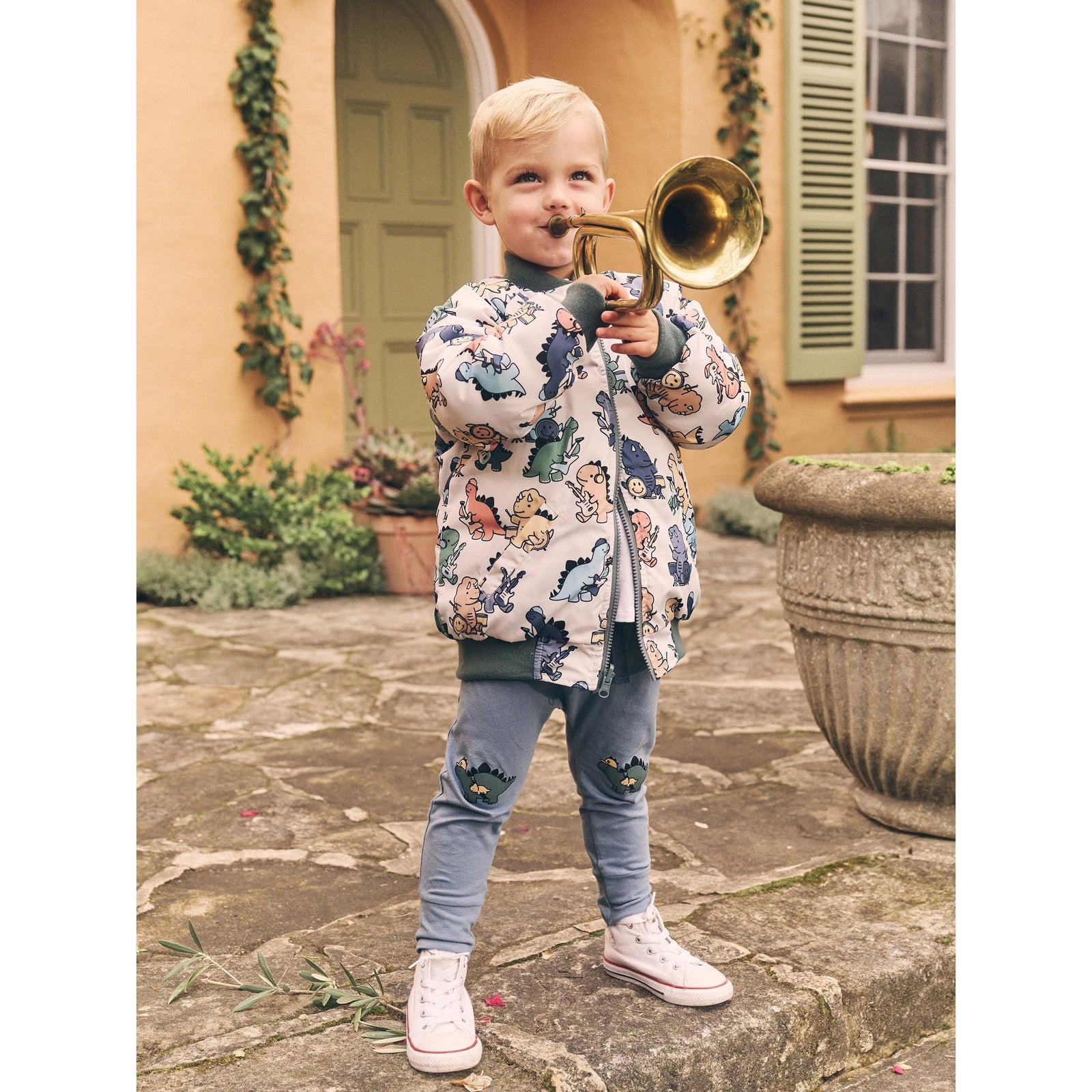 Dino Band Reversible Bomber