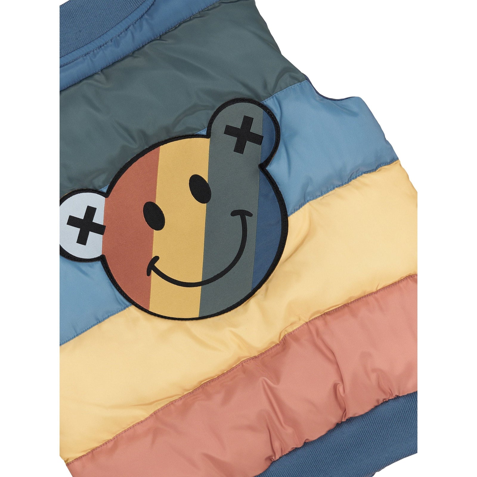 Smiley Rainbow Puffer Vest