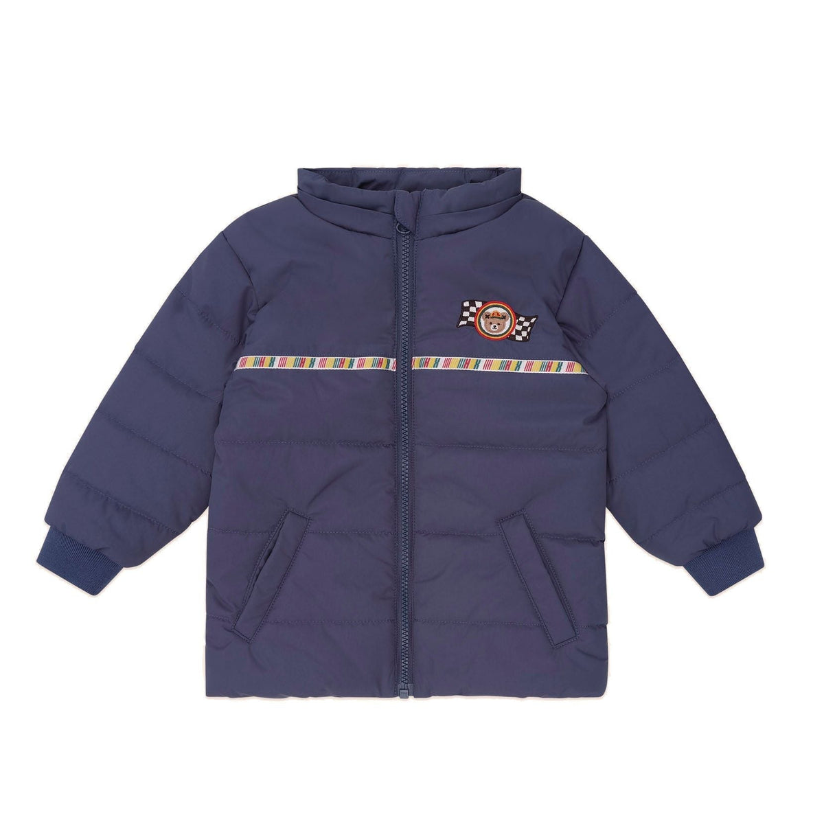 Rug Up Hux Spliced Puffer Jacket