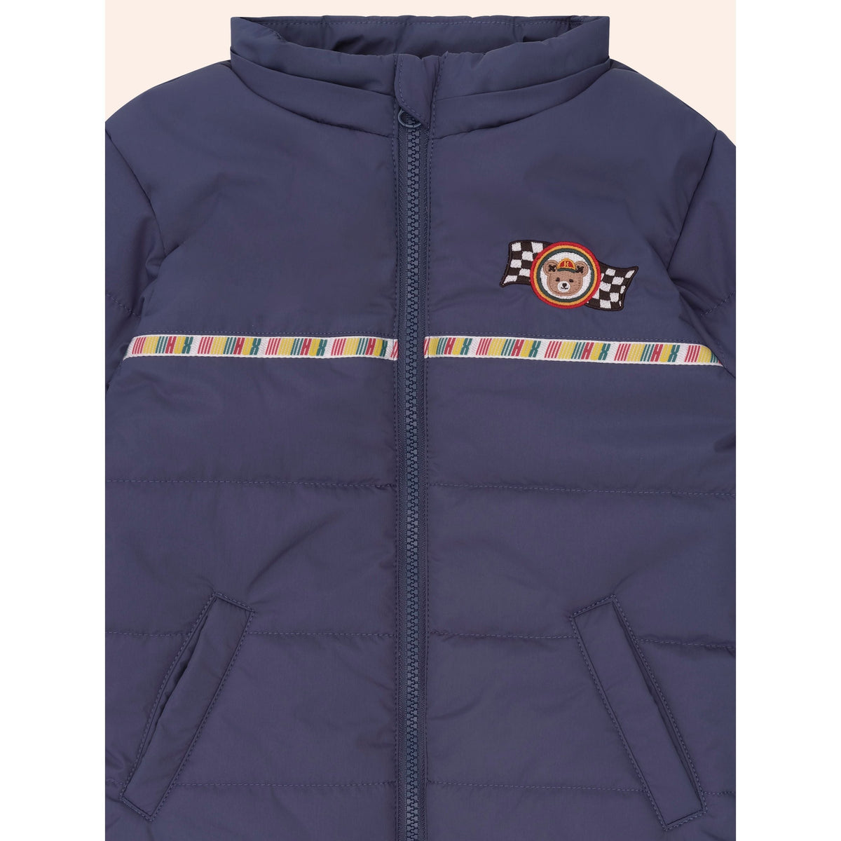 Rug Up Hux Spliced Puffer Jacket