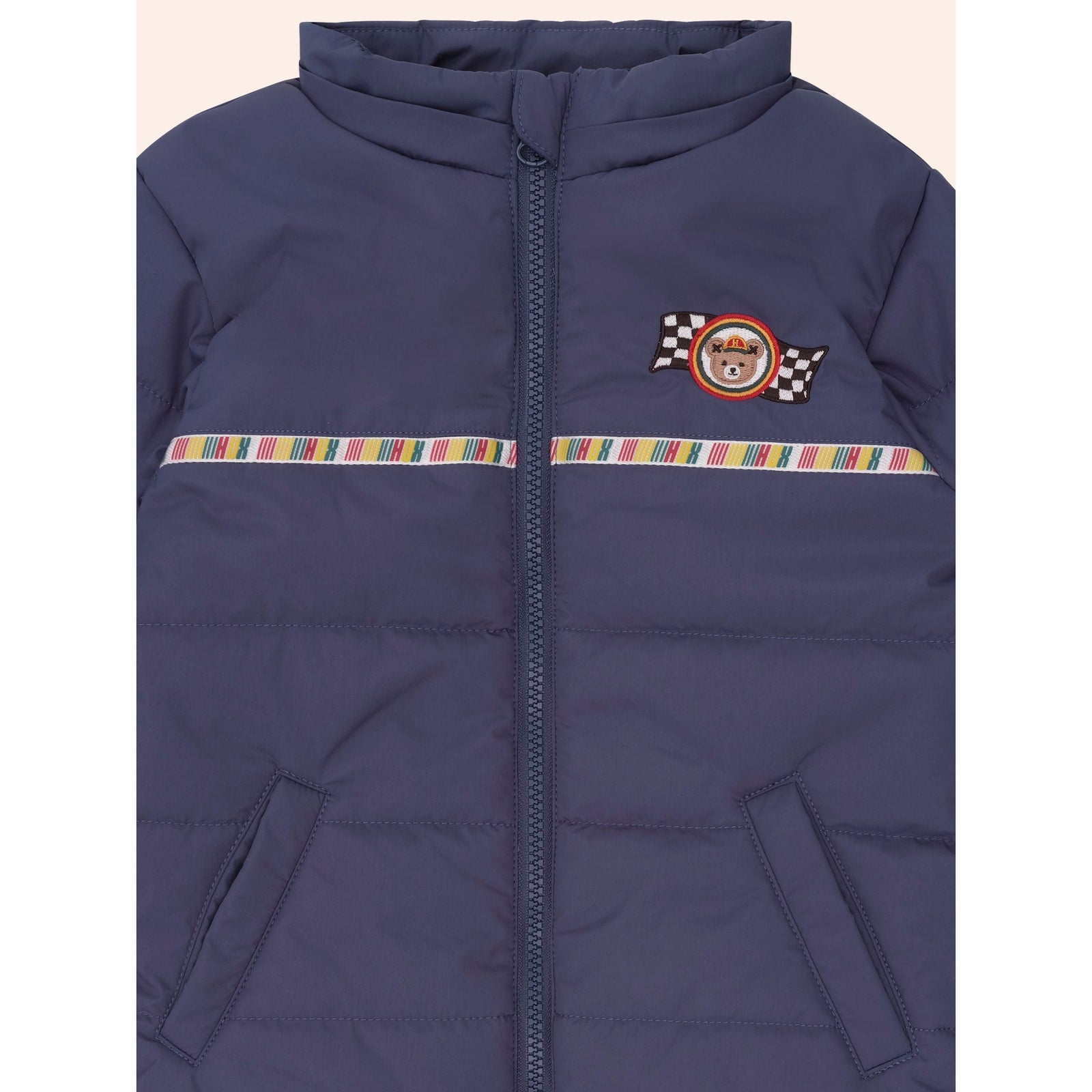 Rug Up Hux Spliced Puffer Jacket