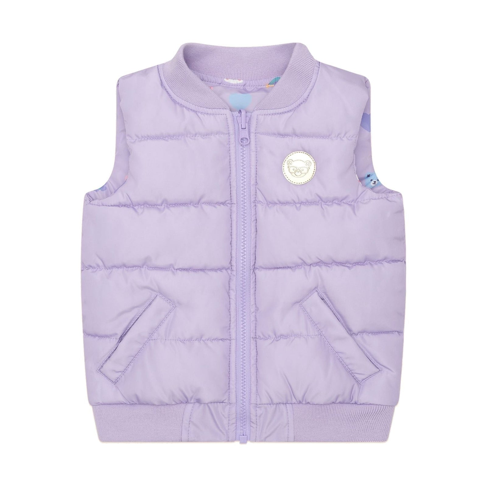 Hux Emoji Reversible Puffer Vest