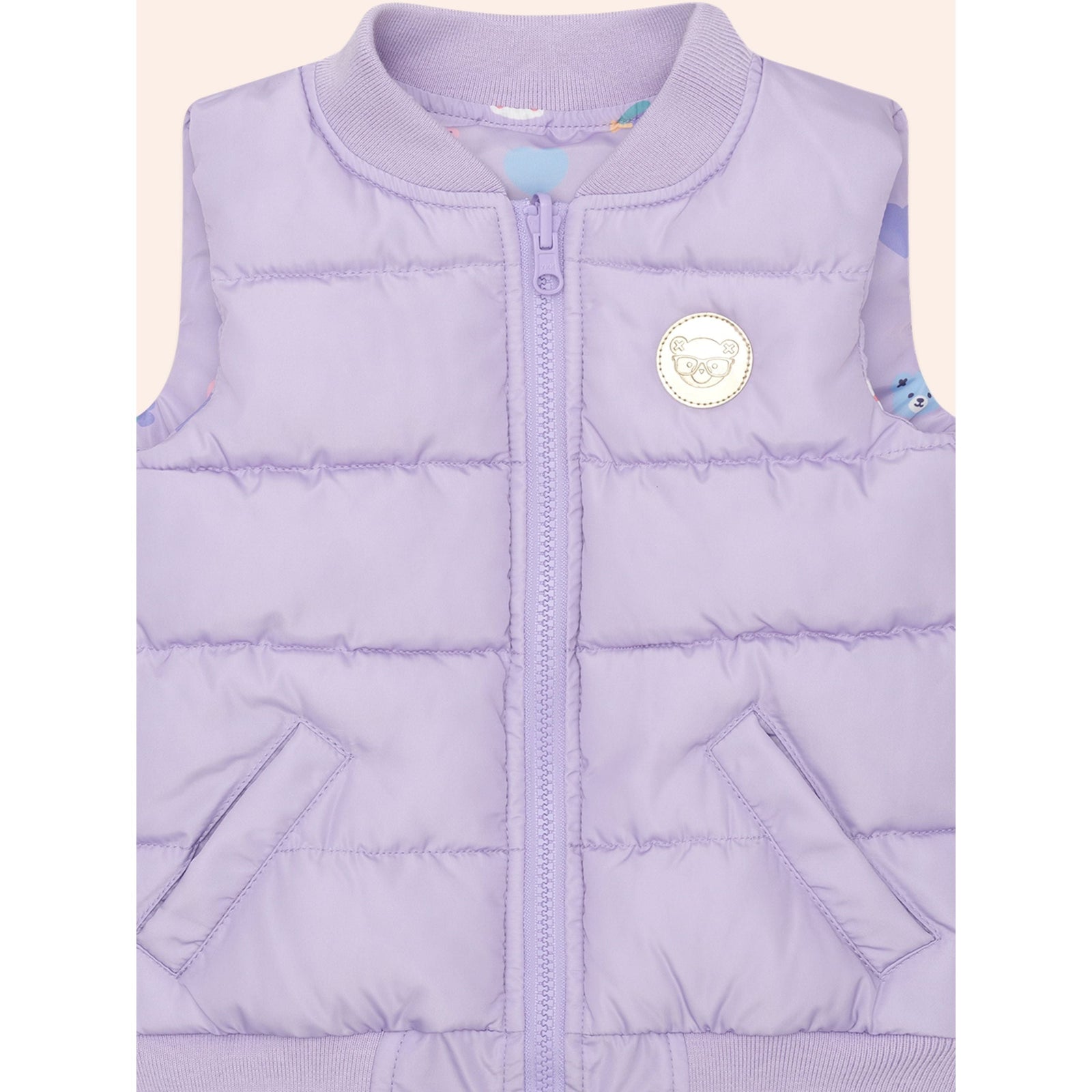 Hux Emoji Reversible Puffer Vest