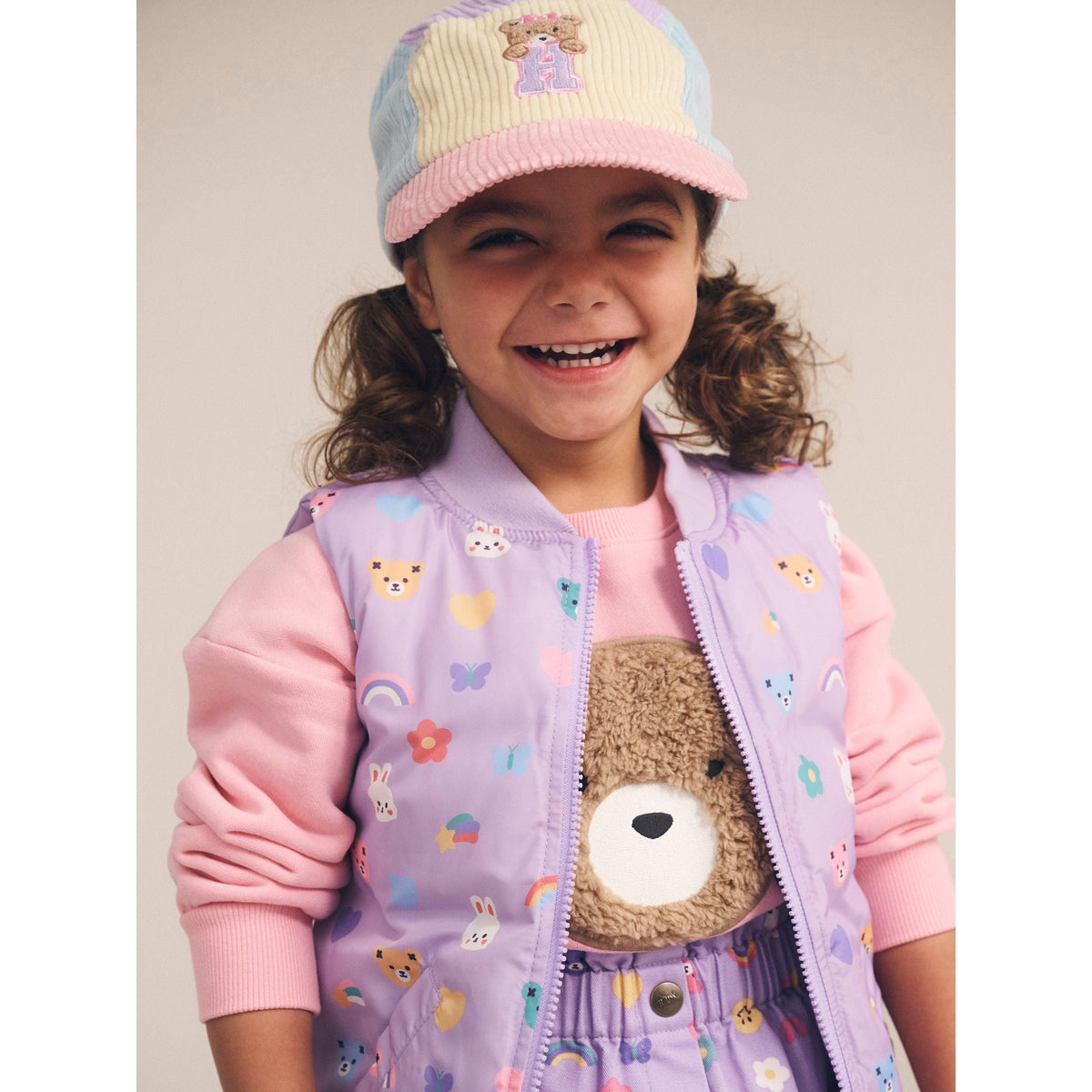 Hux Emoji Reversible Puffer Vest