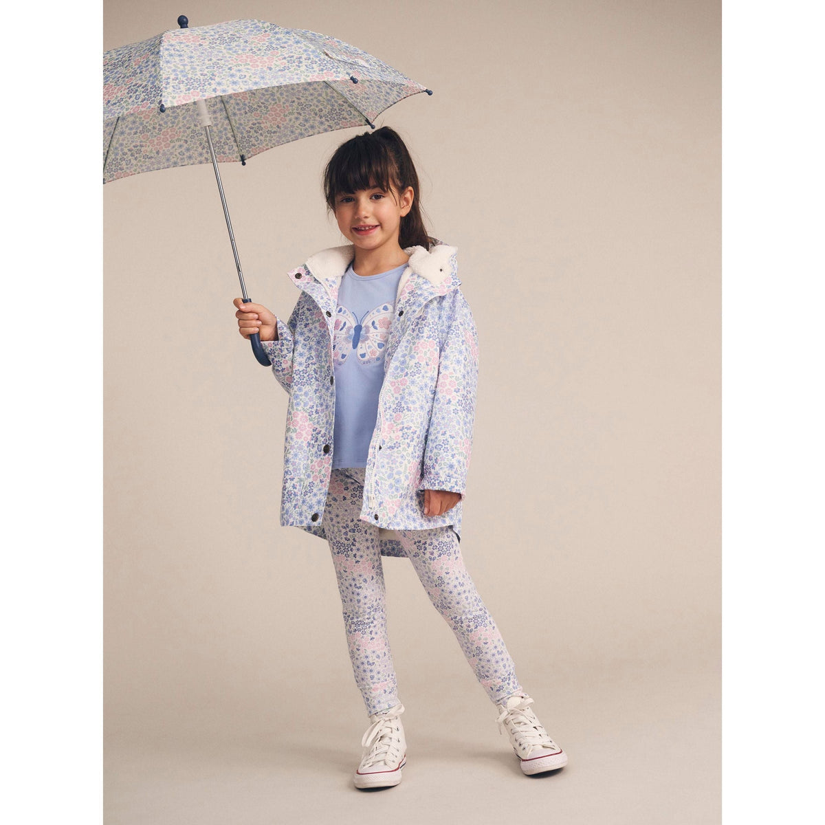 Flower Garden Raincoat