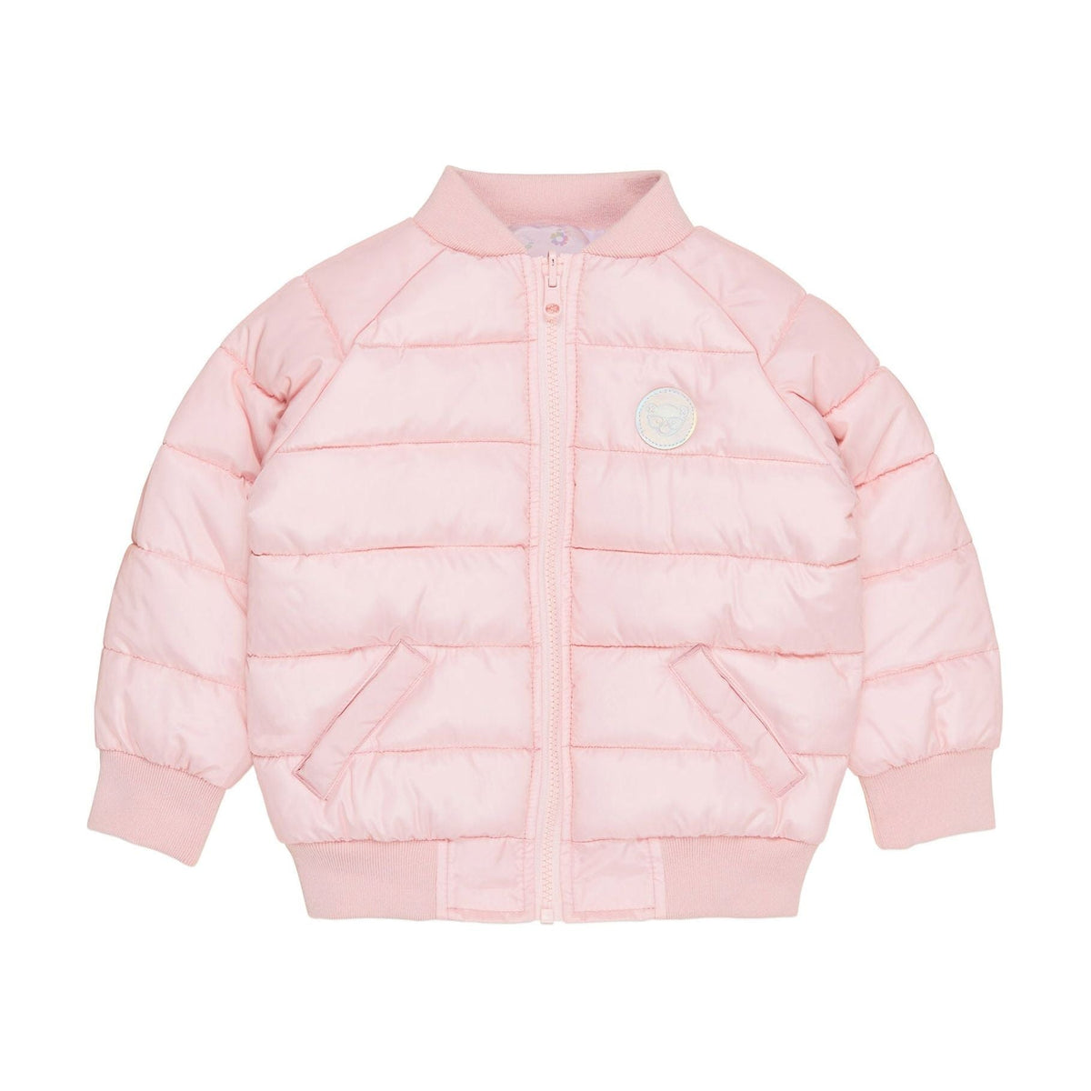 Rainbow Reversible Bomber Rosebud