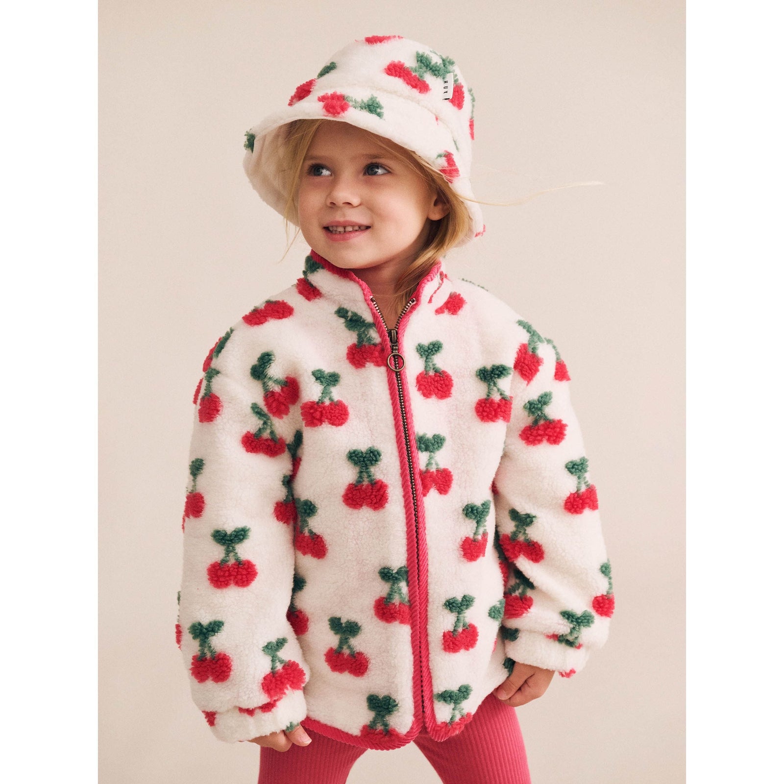 Very Cherry Sherpa Jacket