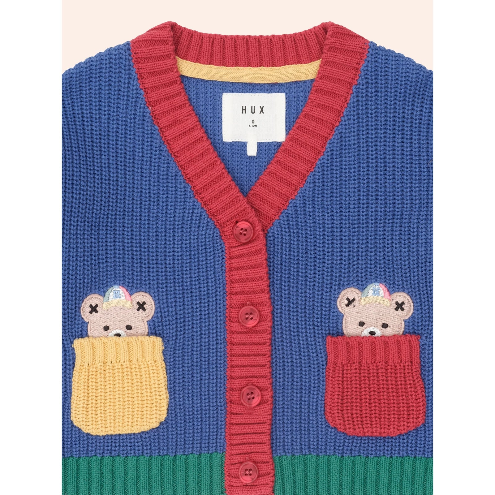 Colour Block Varsity Hux Cardi