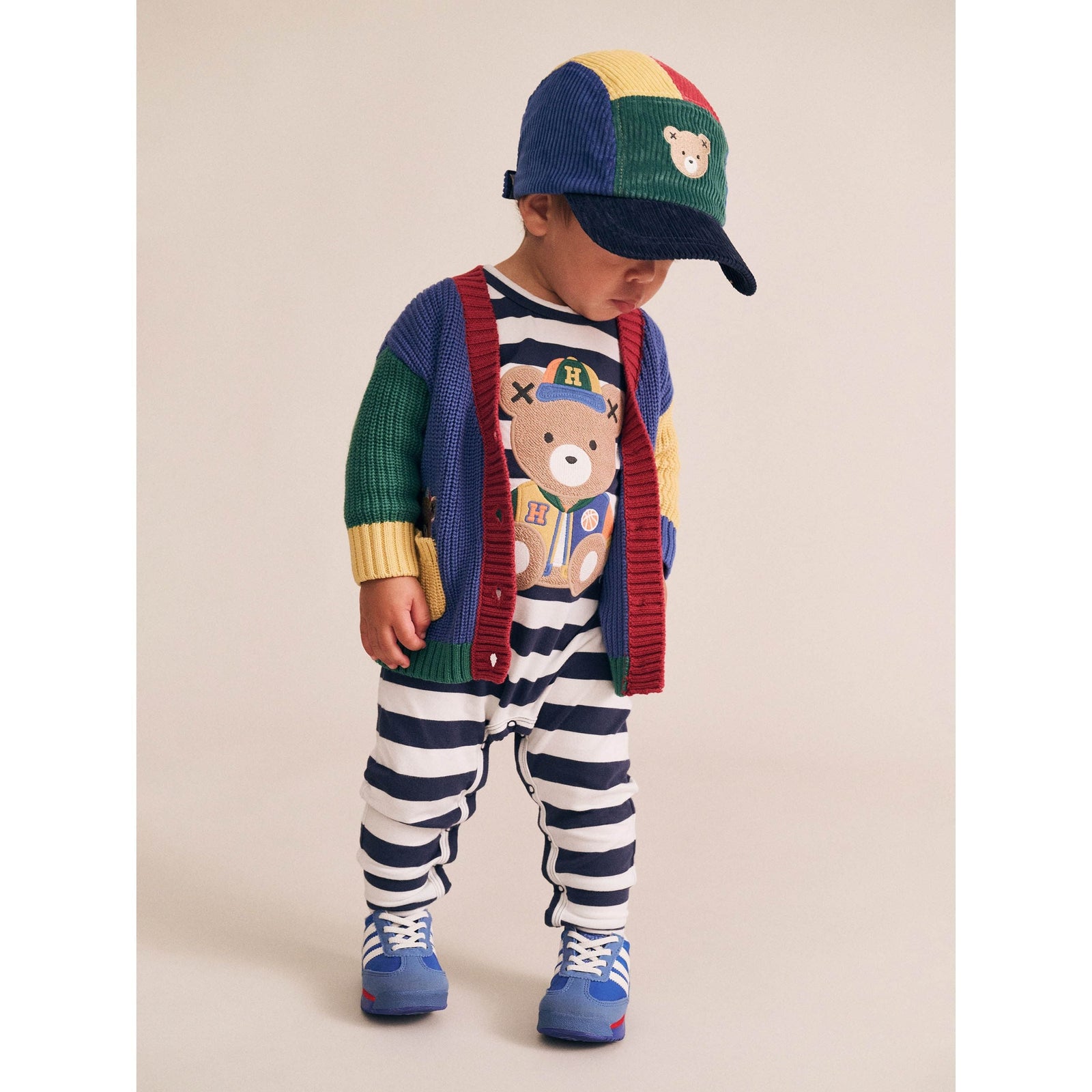 Colour Block Varsity Hux Cardi